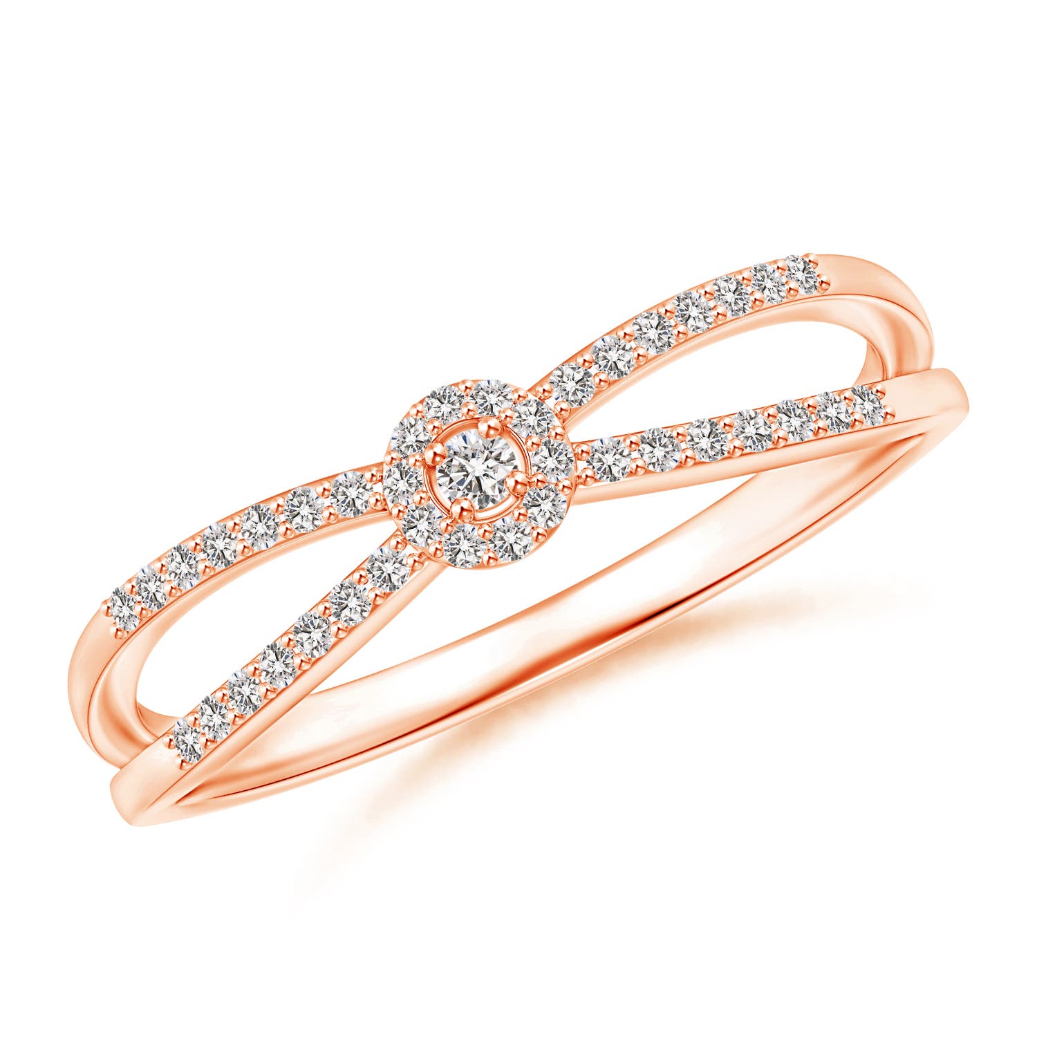 I-J, I1-I2 / 0.17 CT / 14 KT Rose Gold