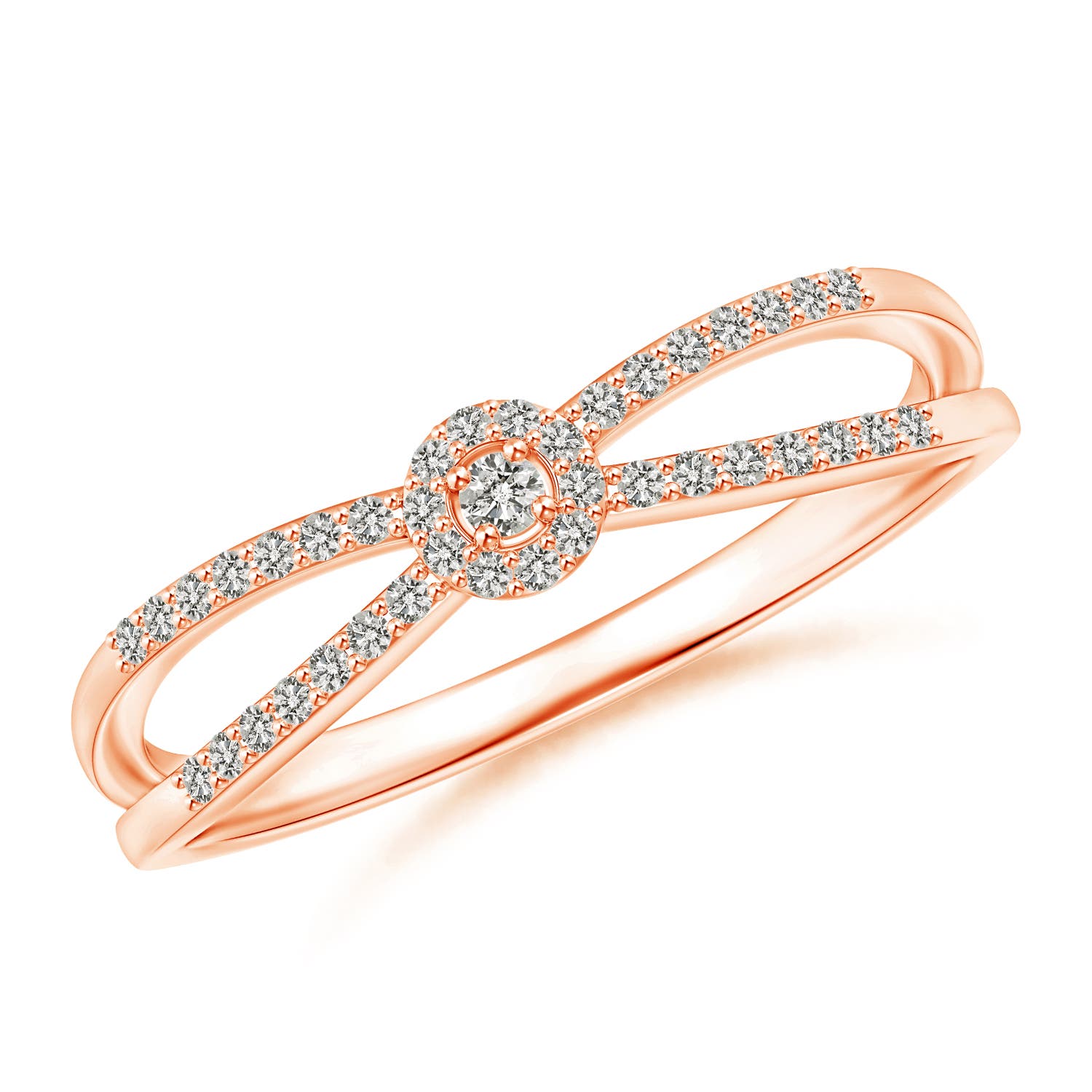 K, I3 / 0.17 CT / 14 KT Rose Gold