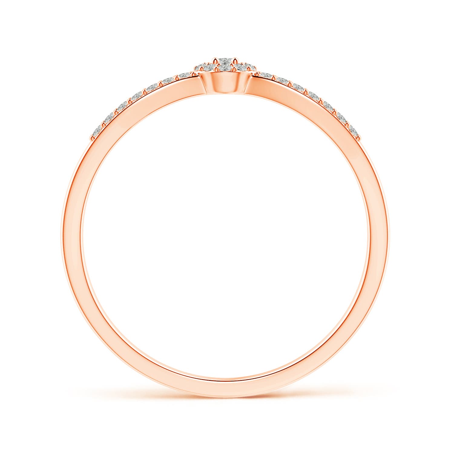 K, I3 / 0.17 CT / 14 KT Rose Gold