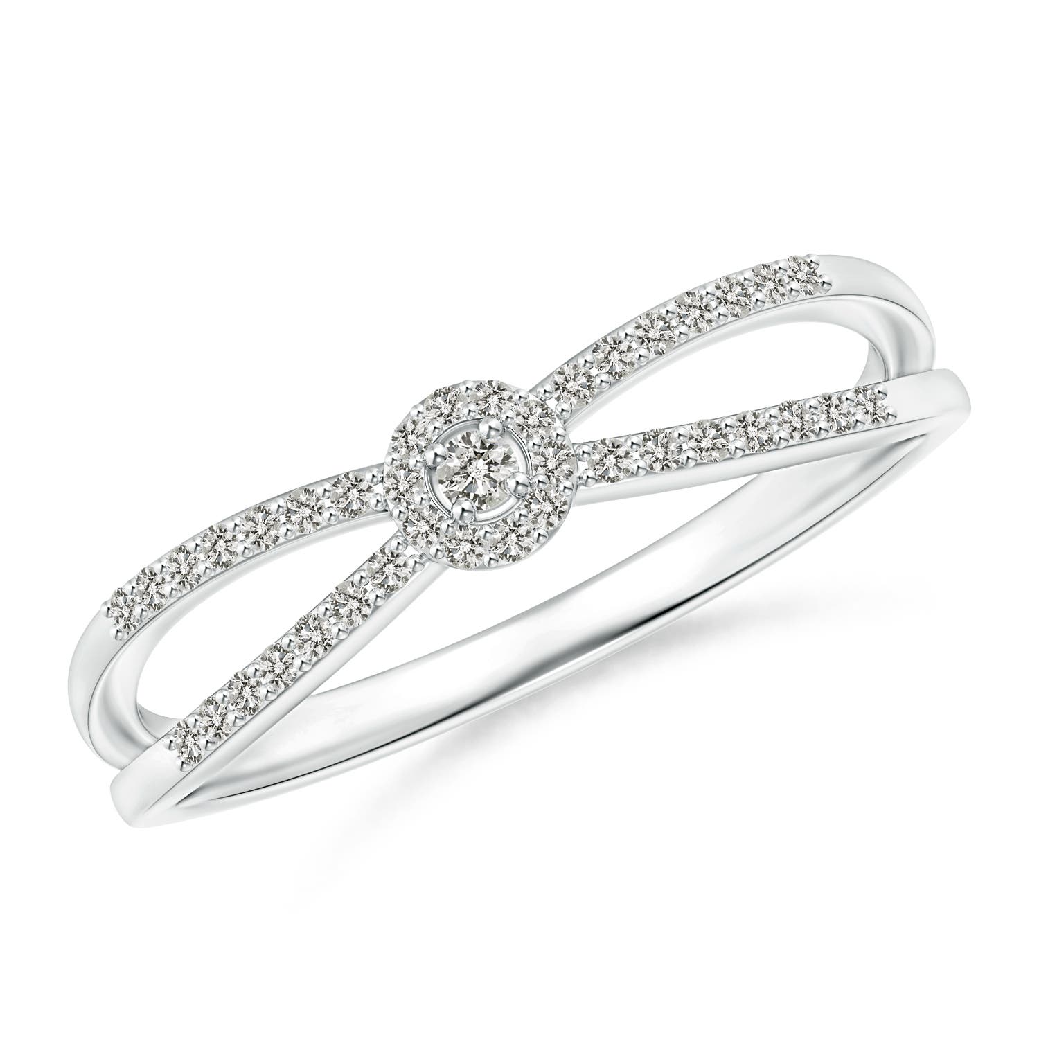 K, I3 / 0.17 CT / 14 KT White Gold