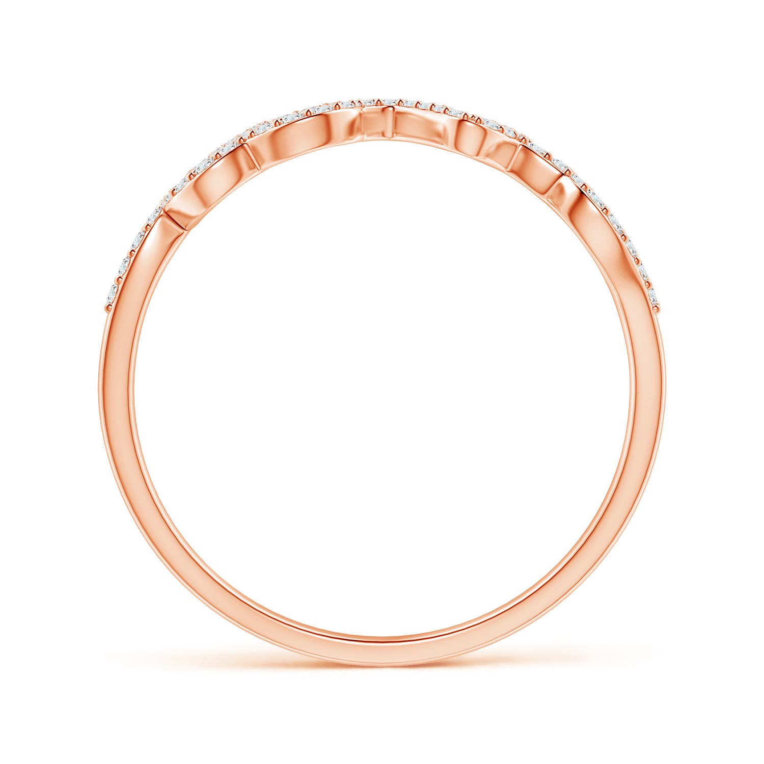 G, VS2 / 0.22 CT / 14 KT Rose Gold