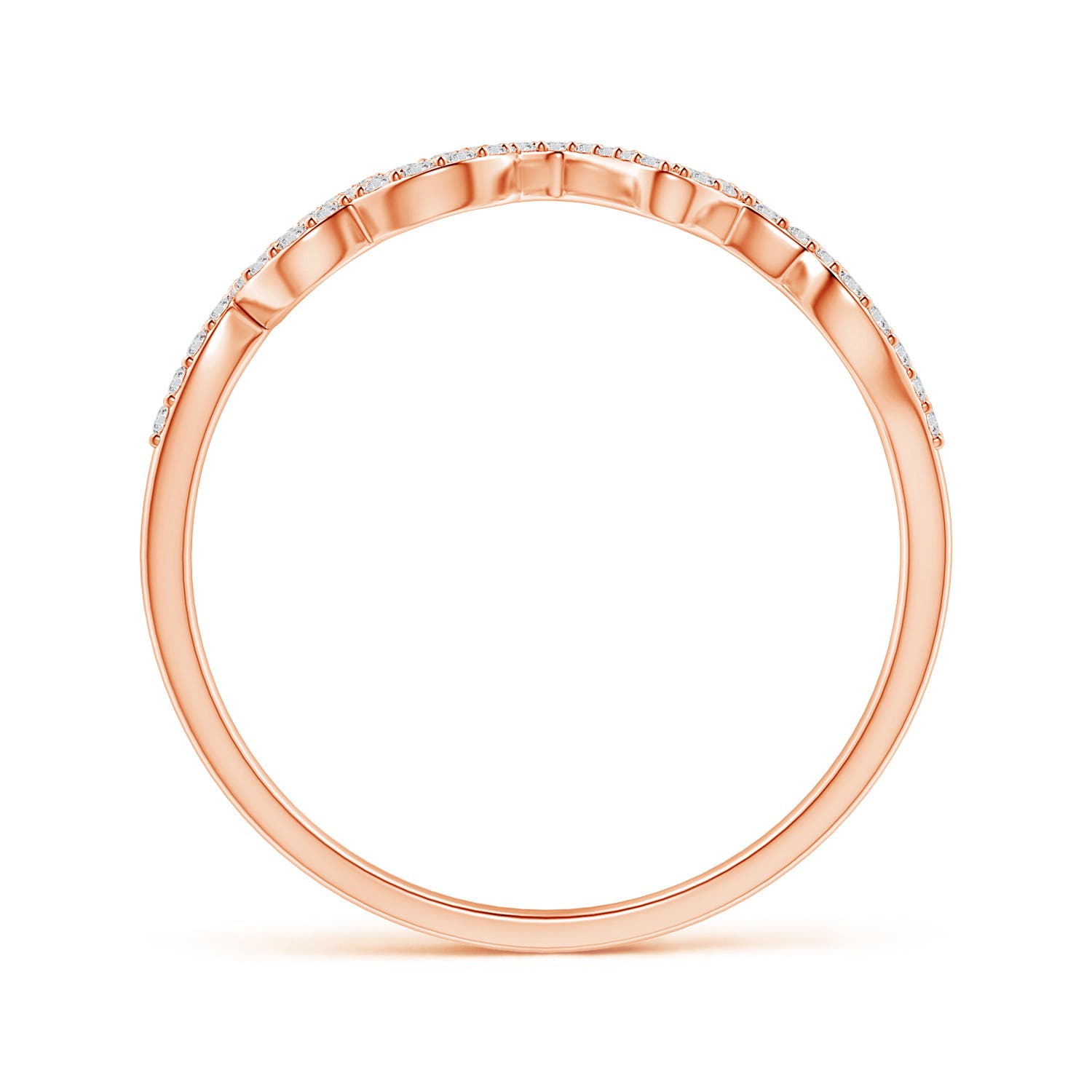 H, SI2 / 0.22 CT / 14 KT Rose Gold