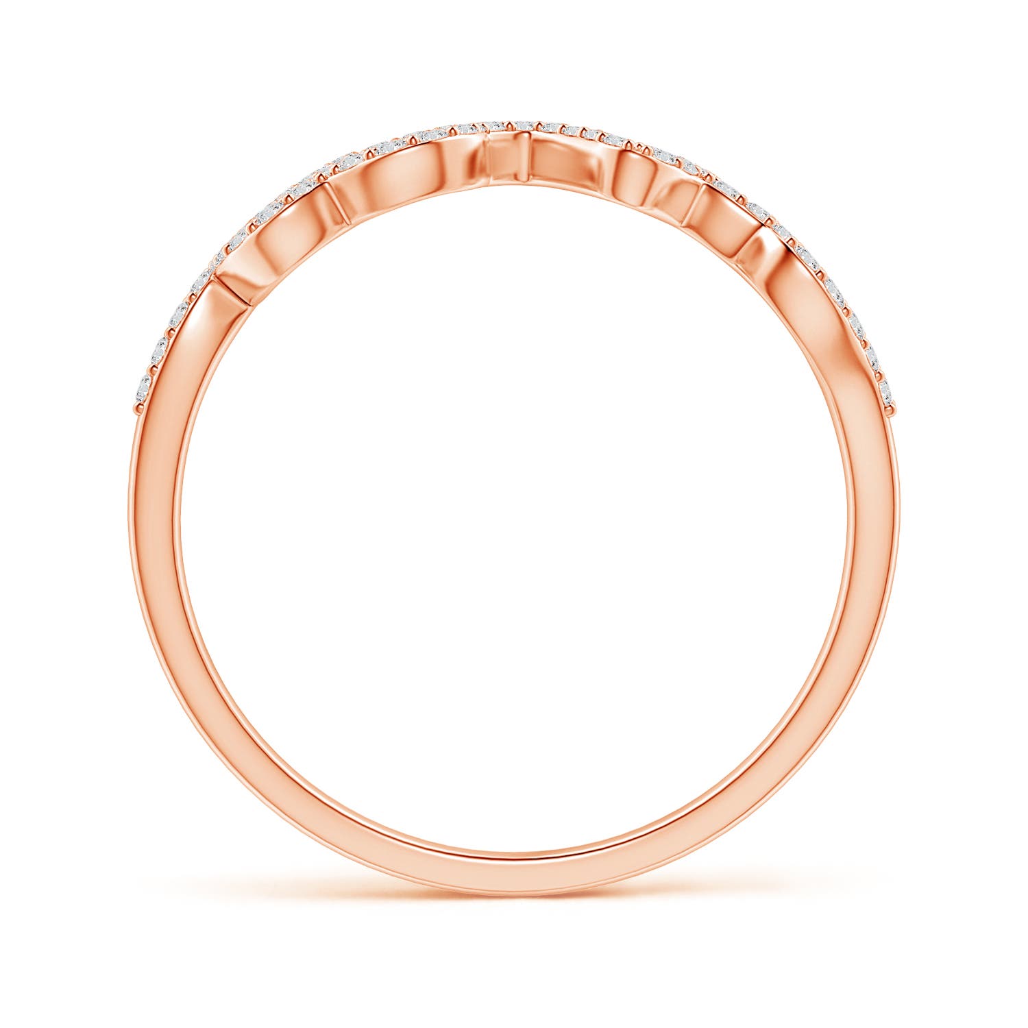 H, SI2 / 0.32 CT / 14 KT Rose Gold