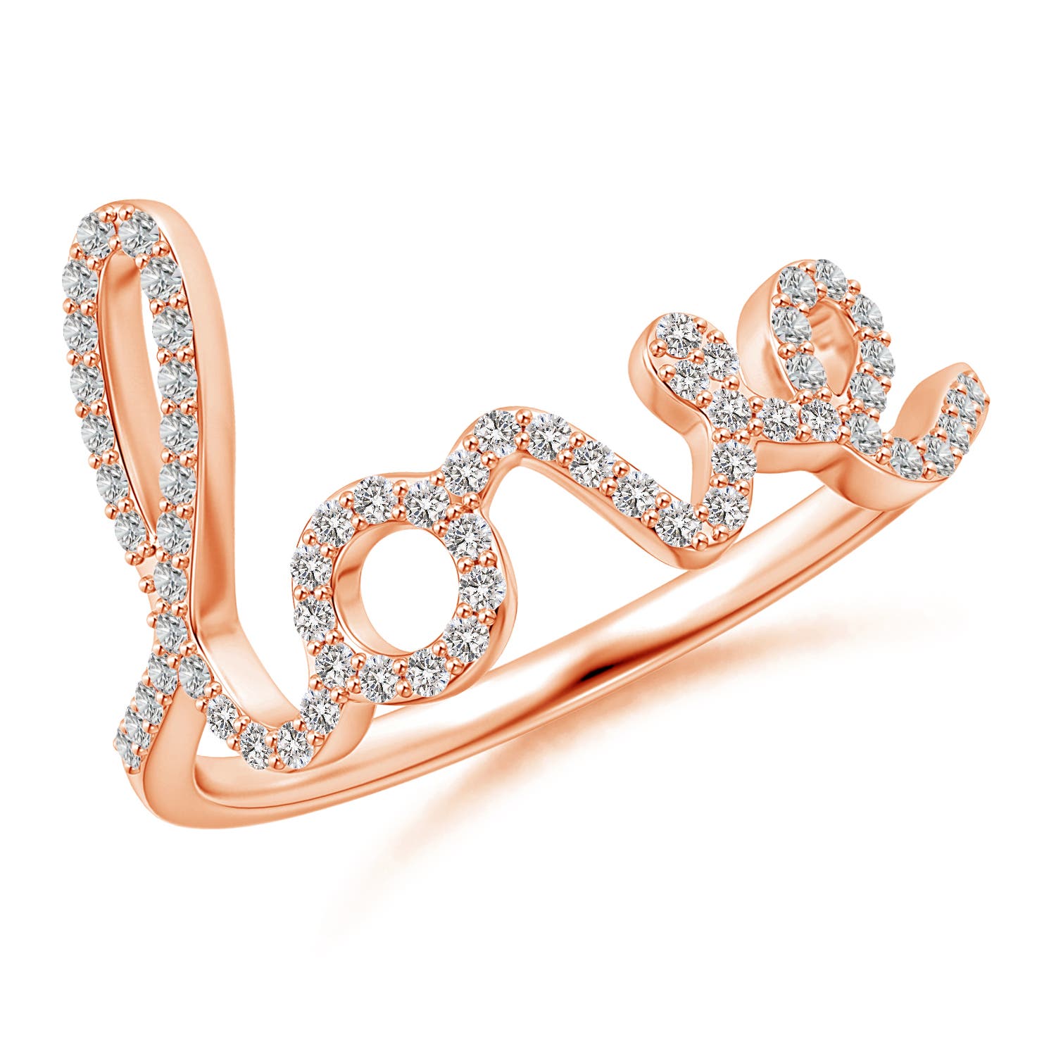 I-J, I1-I2 / 0.32 CT / 14 KT Rose Gold