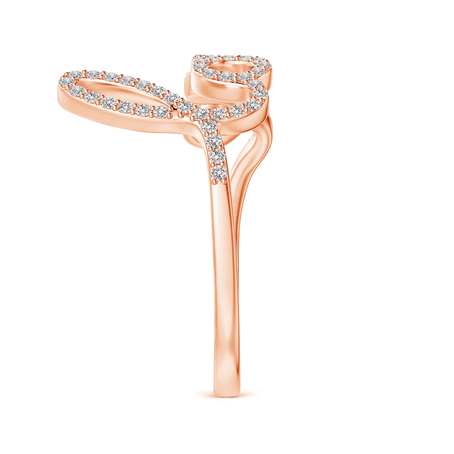 I-J, I1-I2 / 0.32 CT / 14 KT Rose Gold