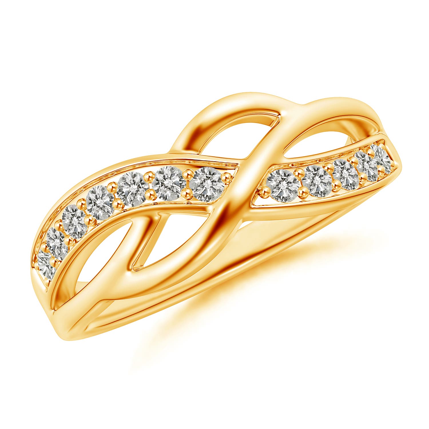 K, I3 / 0.32 CT / 14 KT Yellow Gold