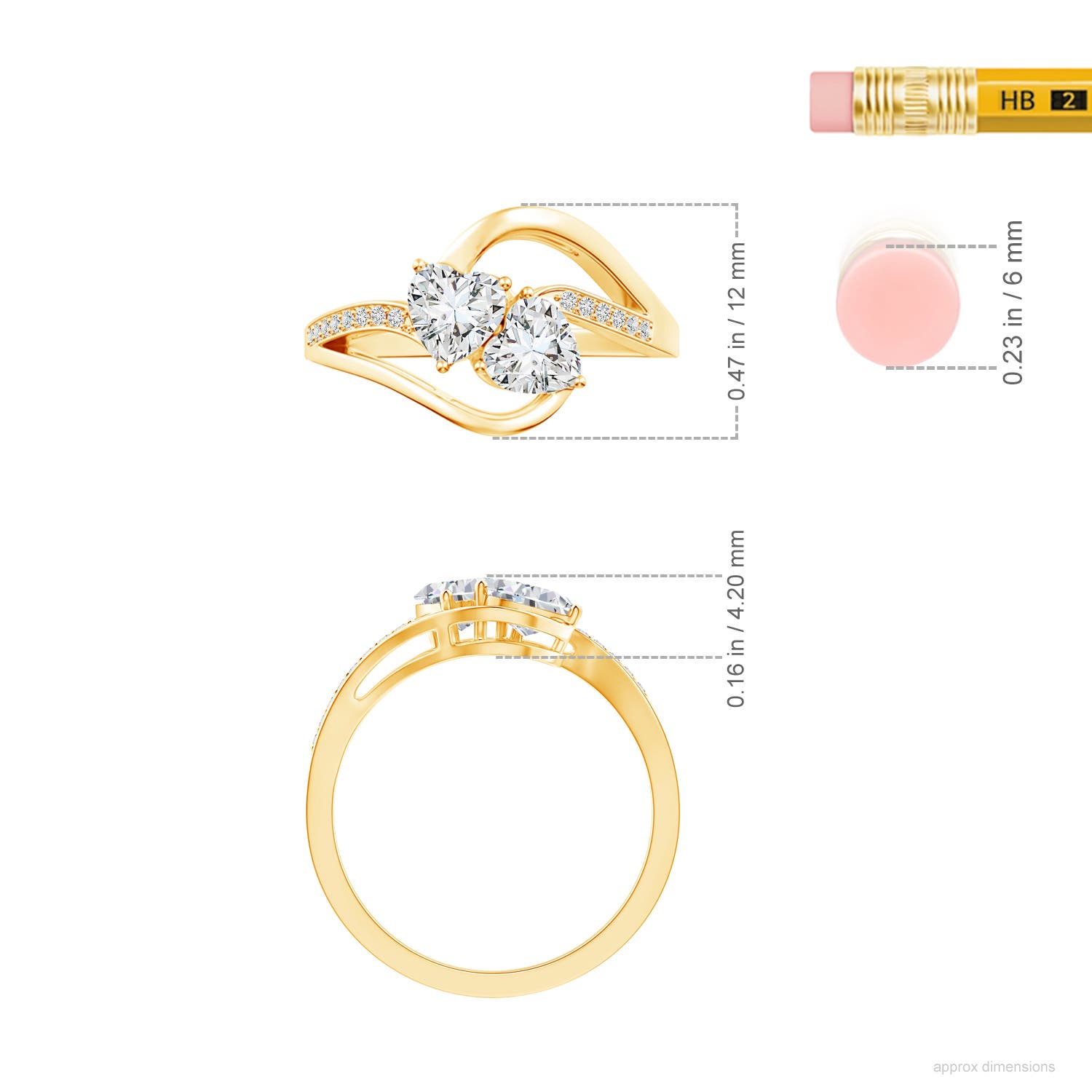 H, SI2 / 1.01 CT / 14 KT Yellow Gold