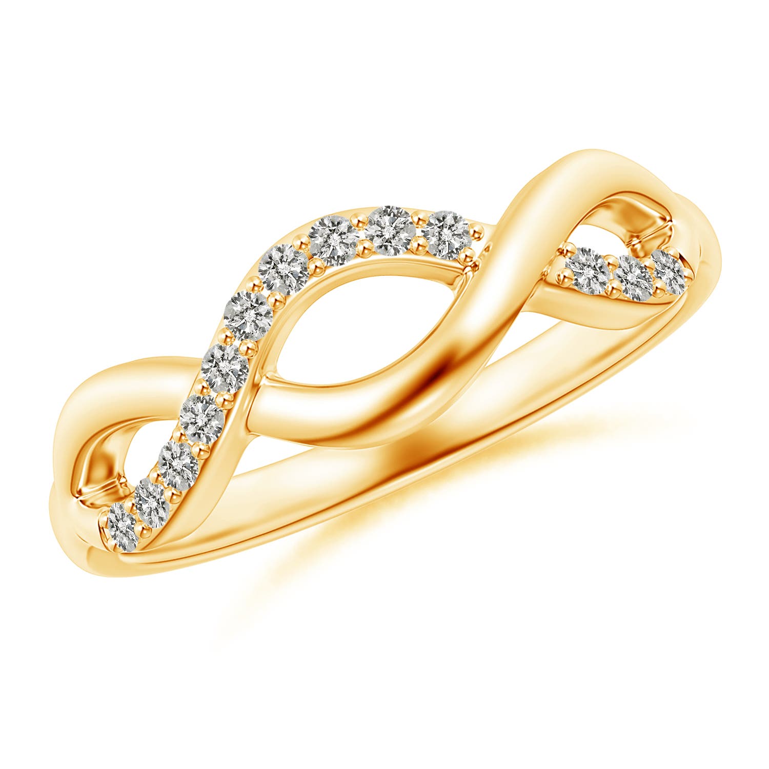 K, I3 / 0.14 CT / 14 KT Yellow Gold