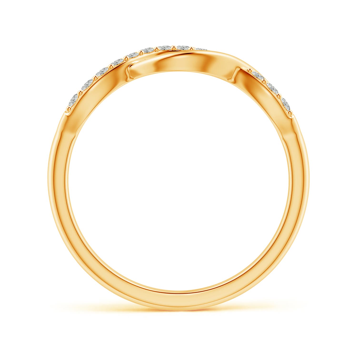 K, I3 / 0.14 CT / 14 KT Yellow Gold