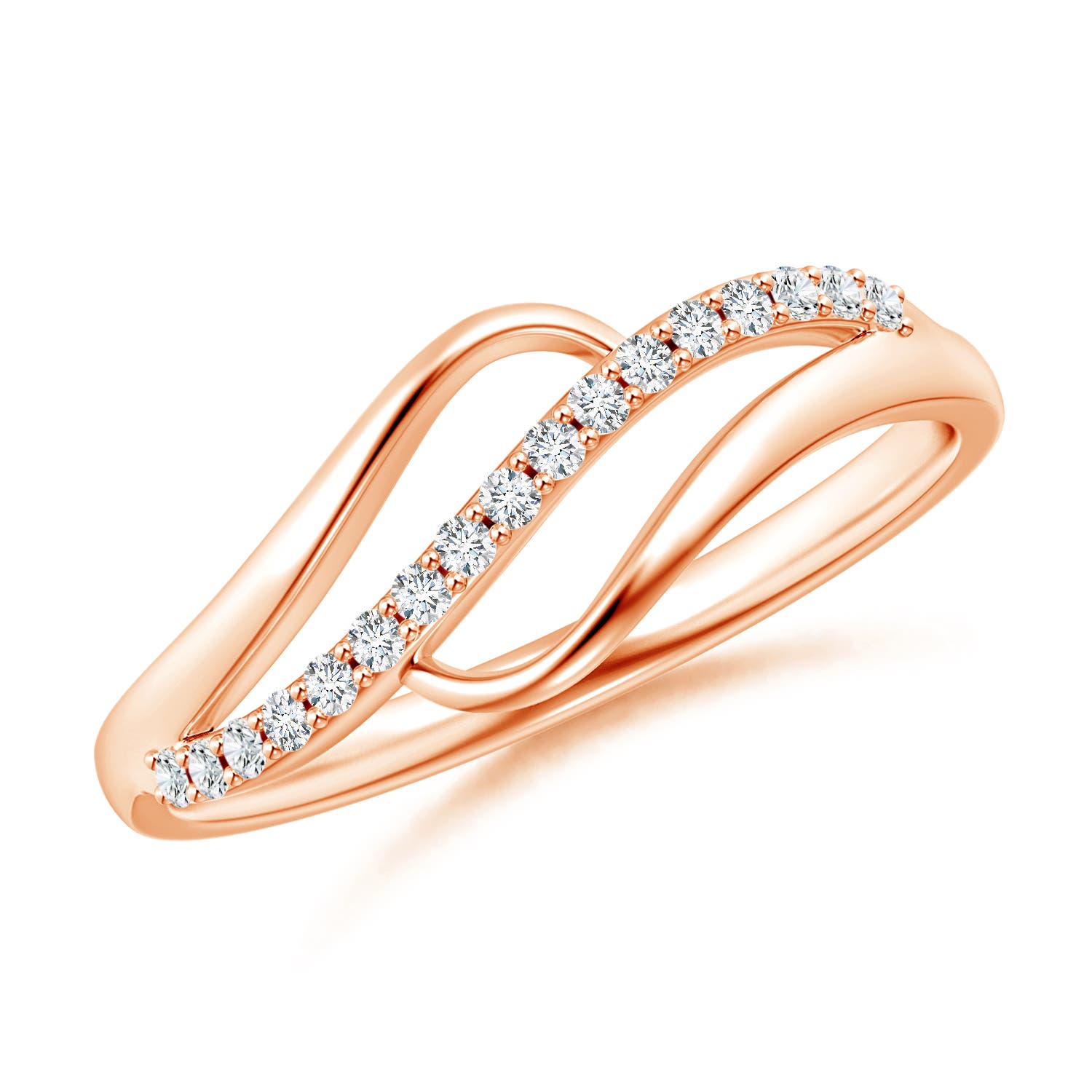 G, VS2 / 0.09 CT / 14 KT Rose Gold