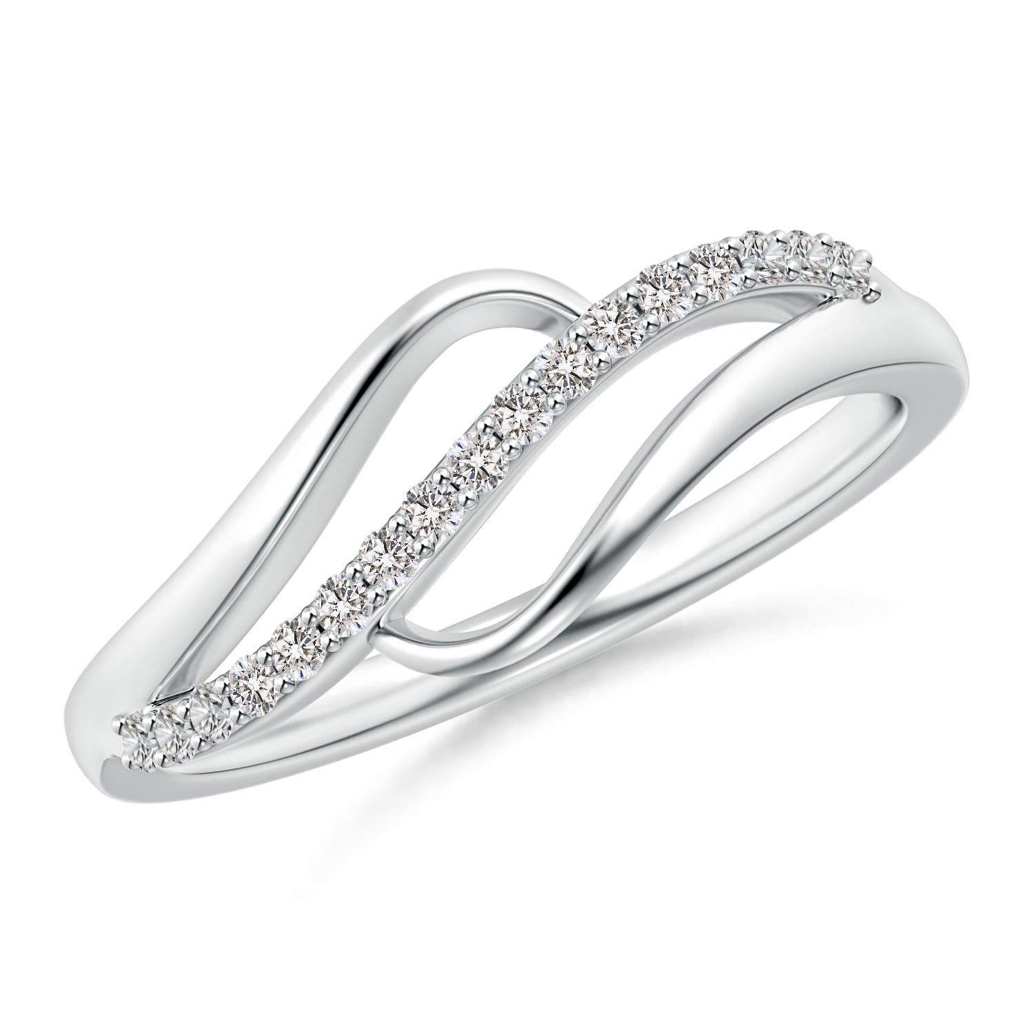 I-J, I1-I2 / 0.33 CT / 14 KT White Gold