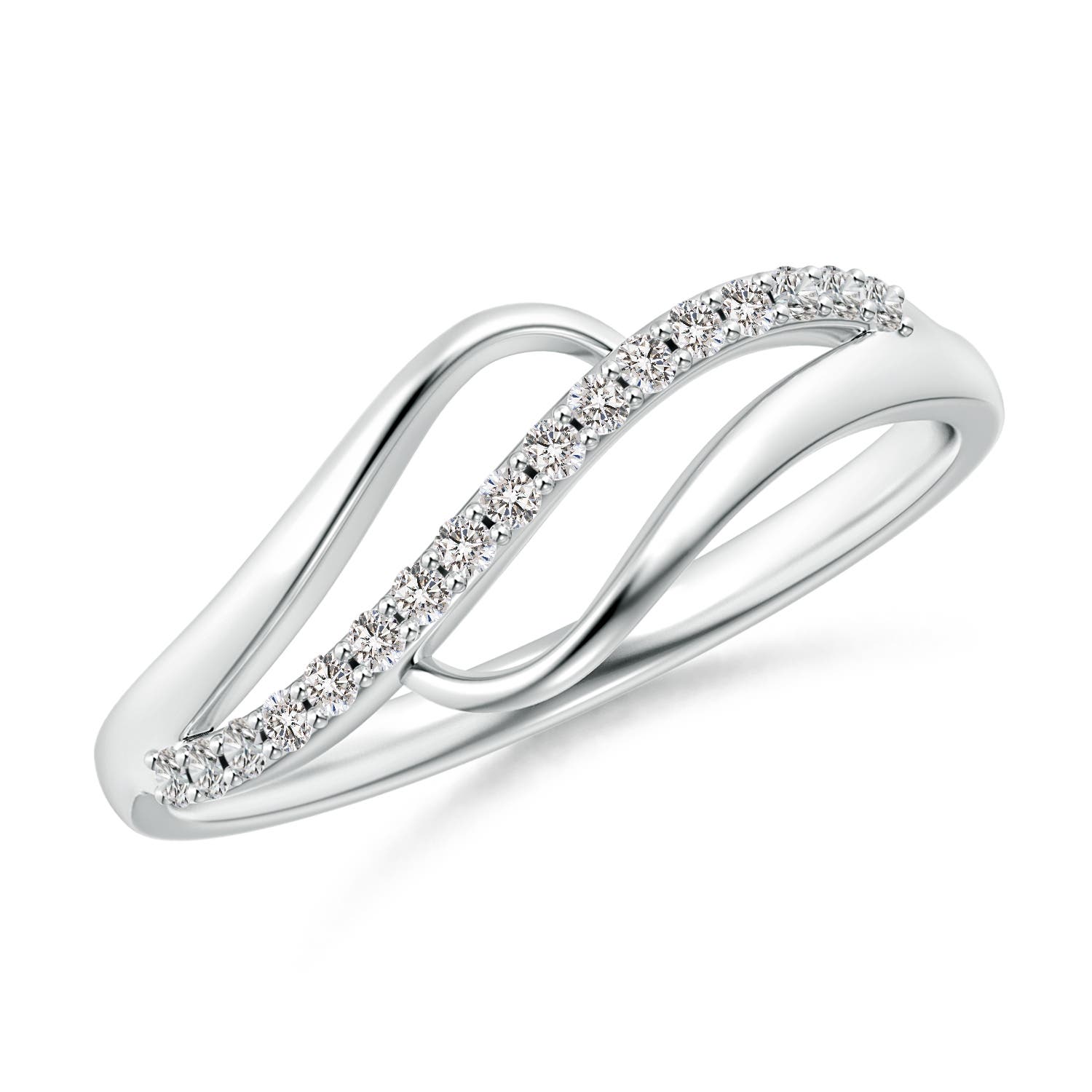 I-J, I1-I2 / 0.09 CT / 14 KT White Gold