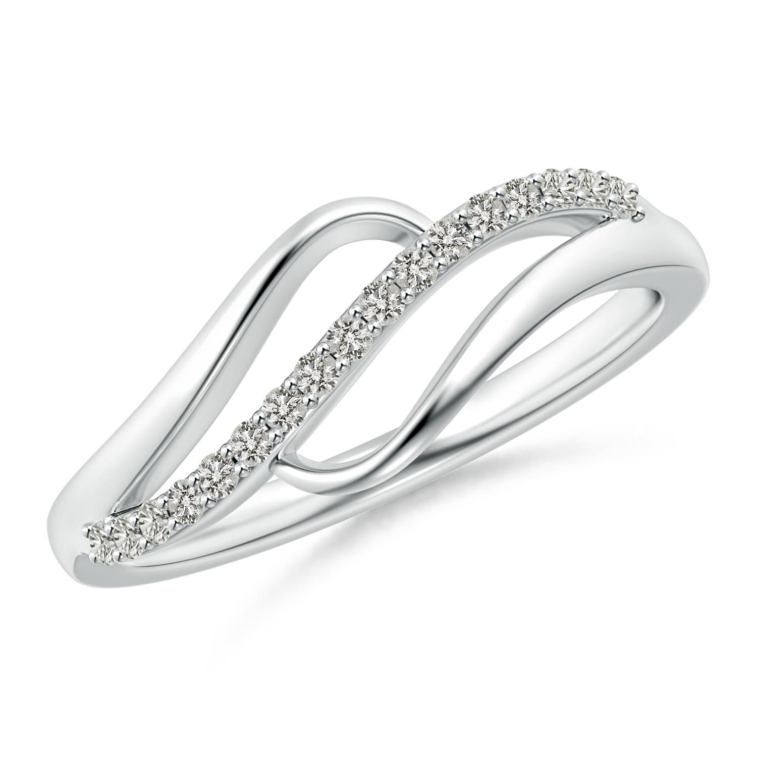 K, I3 / 0.33 CT / 14 KT White Gold