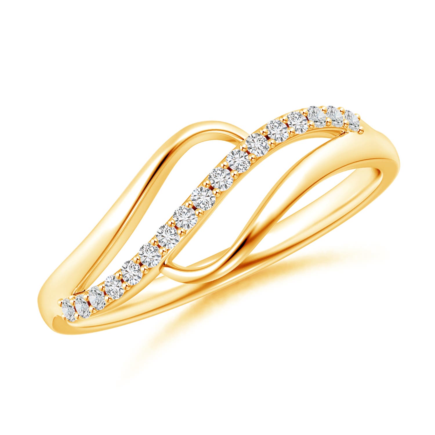 H, SI2 / 0.09 CT / 14 KT Yellow Gold