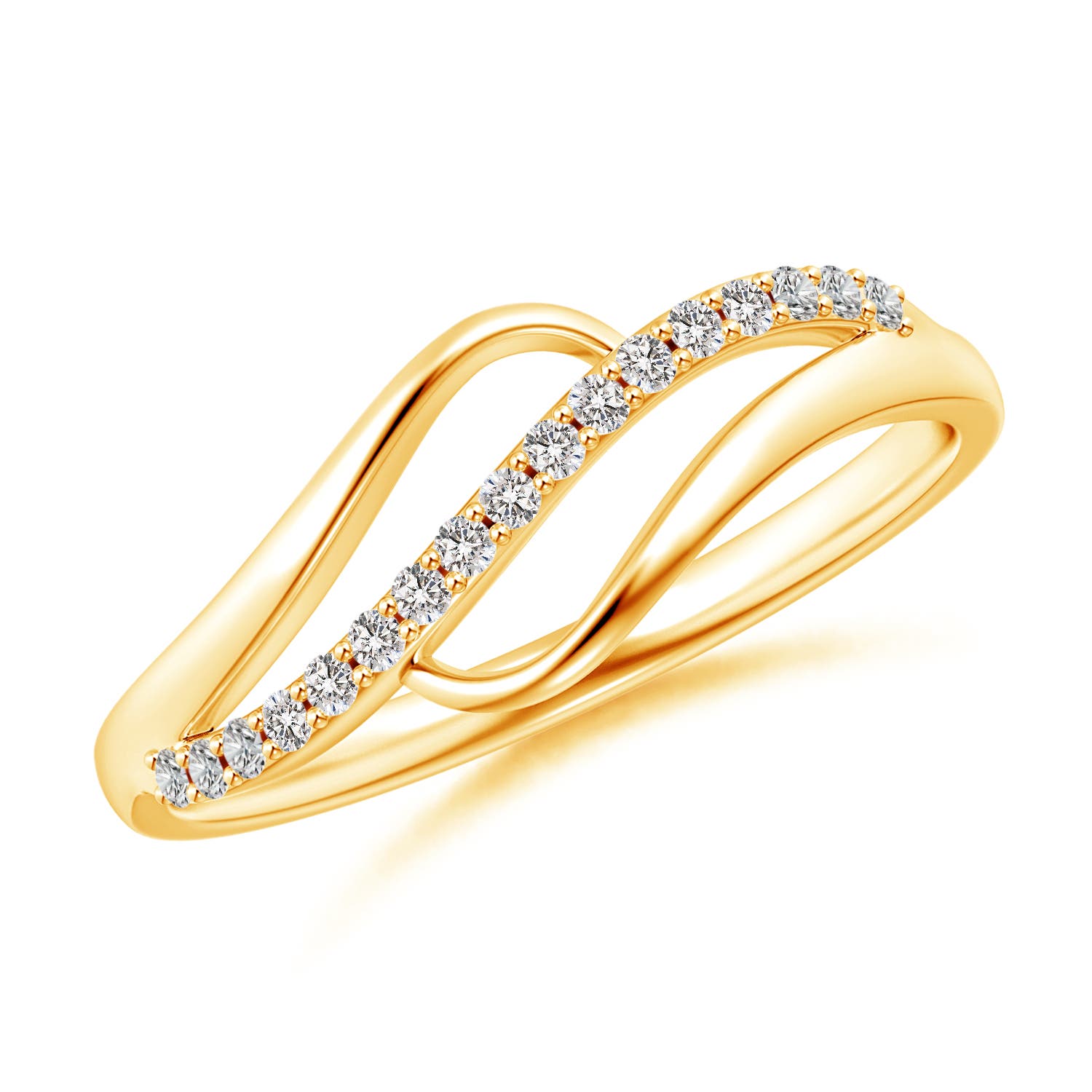 I-J, I1-I2 / 0.09 CT / 14 KT Yellow Gold