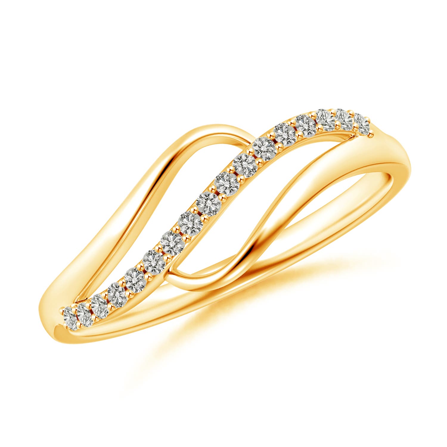 K, I3 / 0.09 CT / 14 KT Yellow Gold