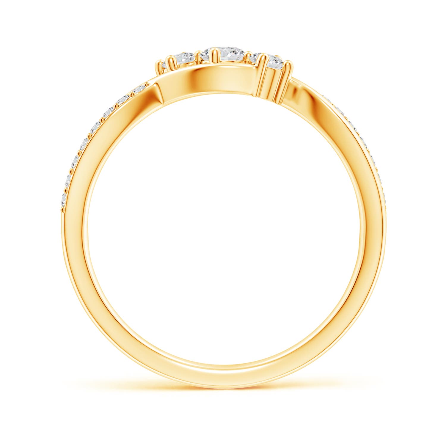 H, SI2 / 0.48 CT / 14 KT Yellow Gold