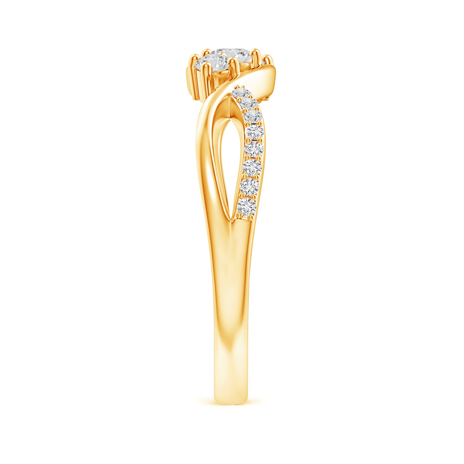 H, SI2 / 0.48 CT / 14 KT Yellow Gold