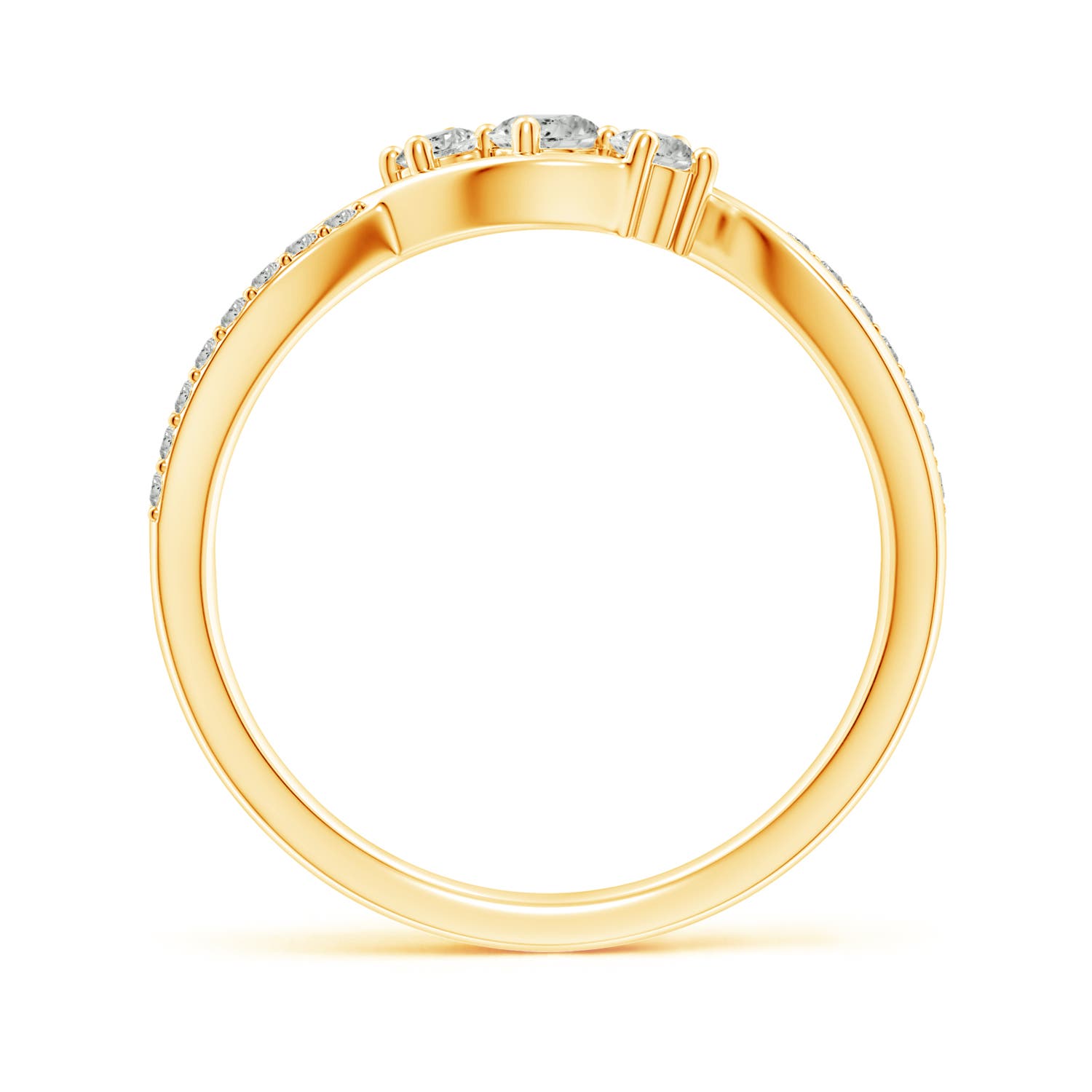 K, I3 / 0.48 CT / 14 KT Yellow Gold