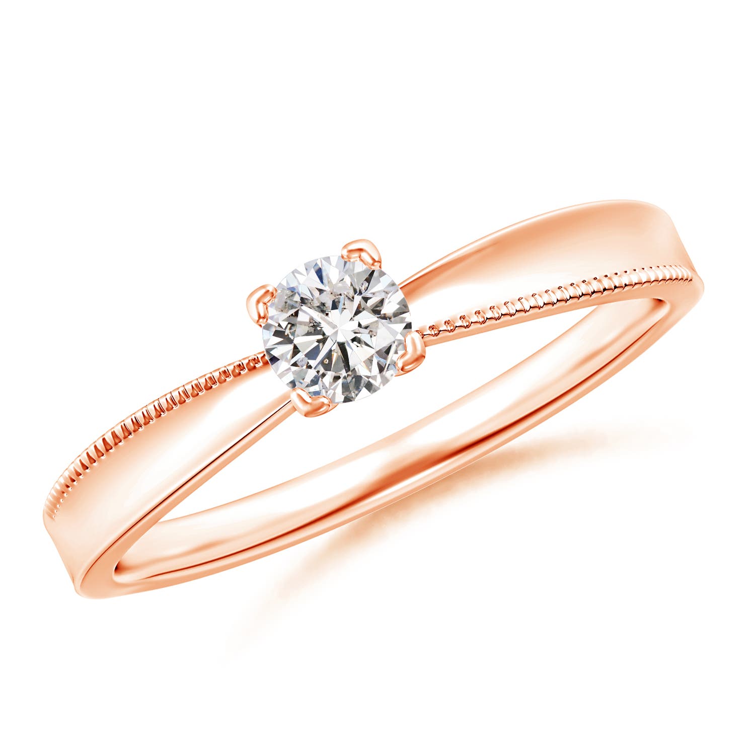 I-J, I1-I2 / 0.23 CT / 14 KT Rose Gold