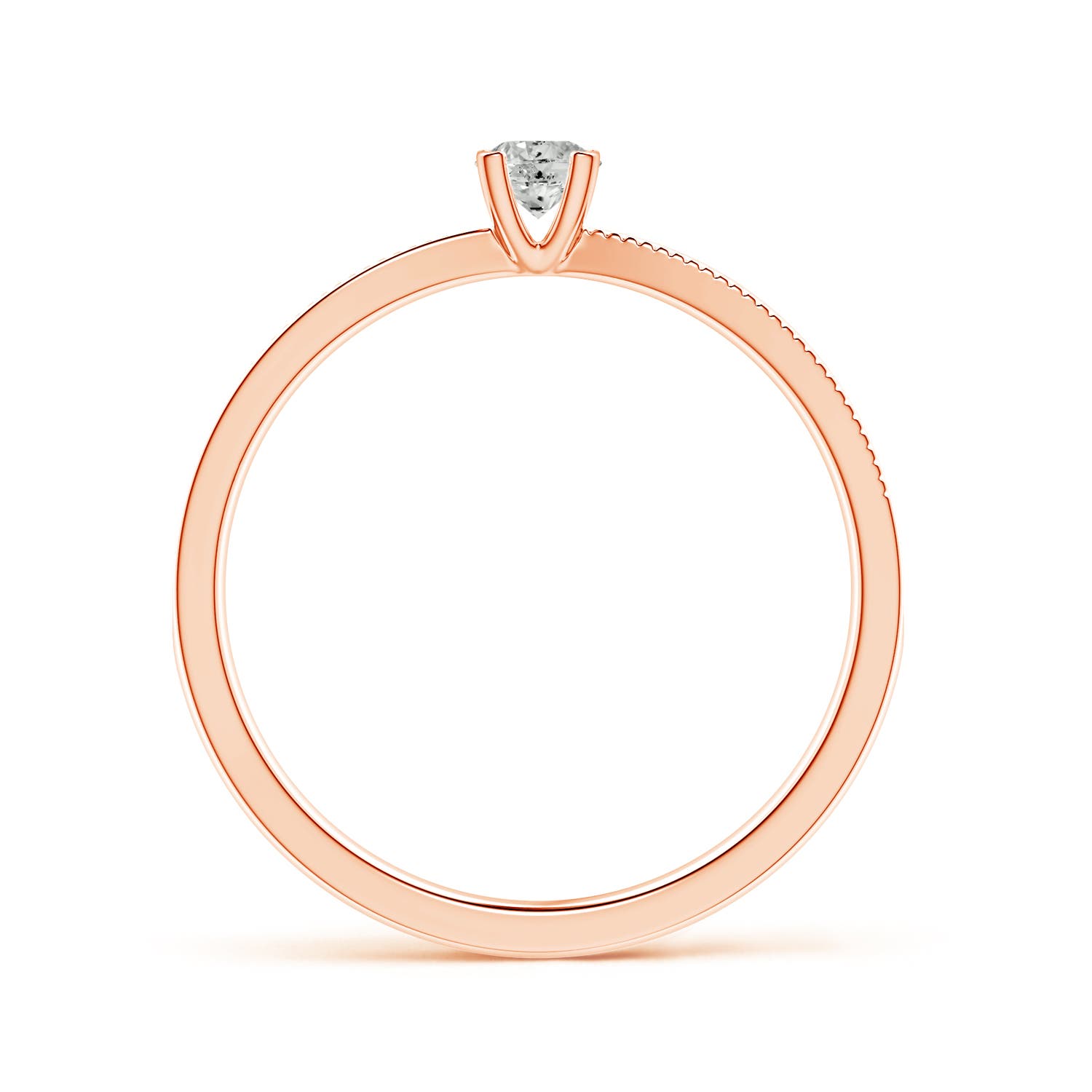 K, I3 / 0.16 CT / 14 KT Rose Gold