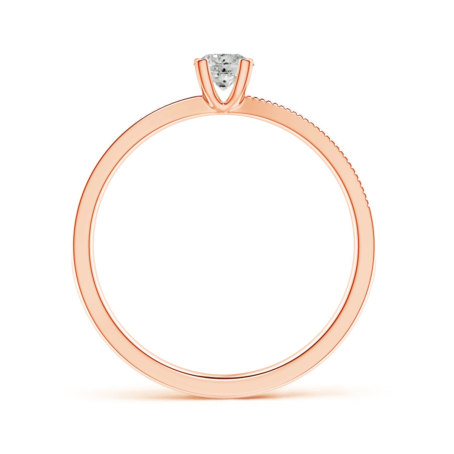 K, I3 / 0.23 CT / 14 KT Rose Gold