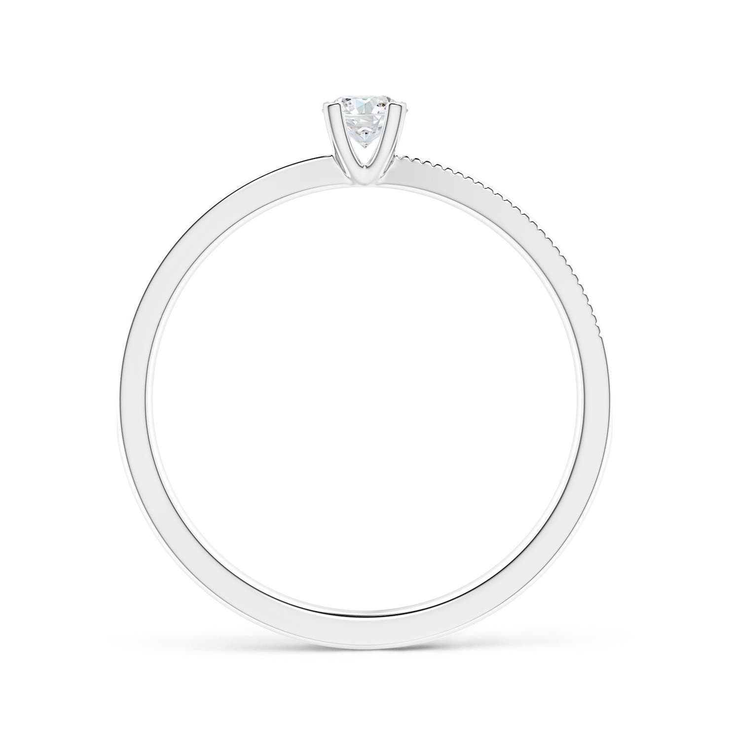 G, VS2 / 0.16 CT / 14 KT White Gold