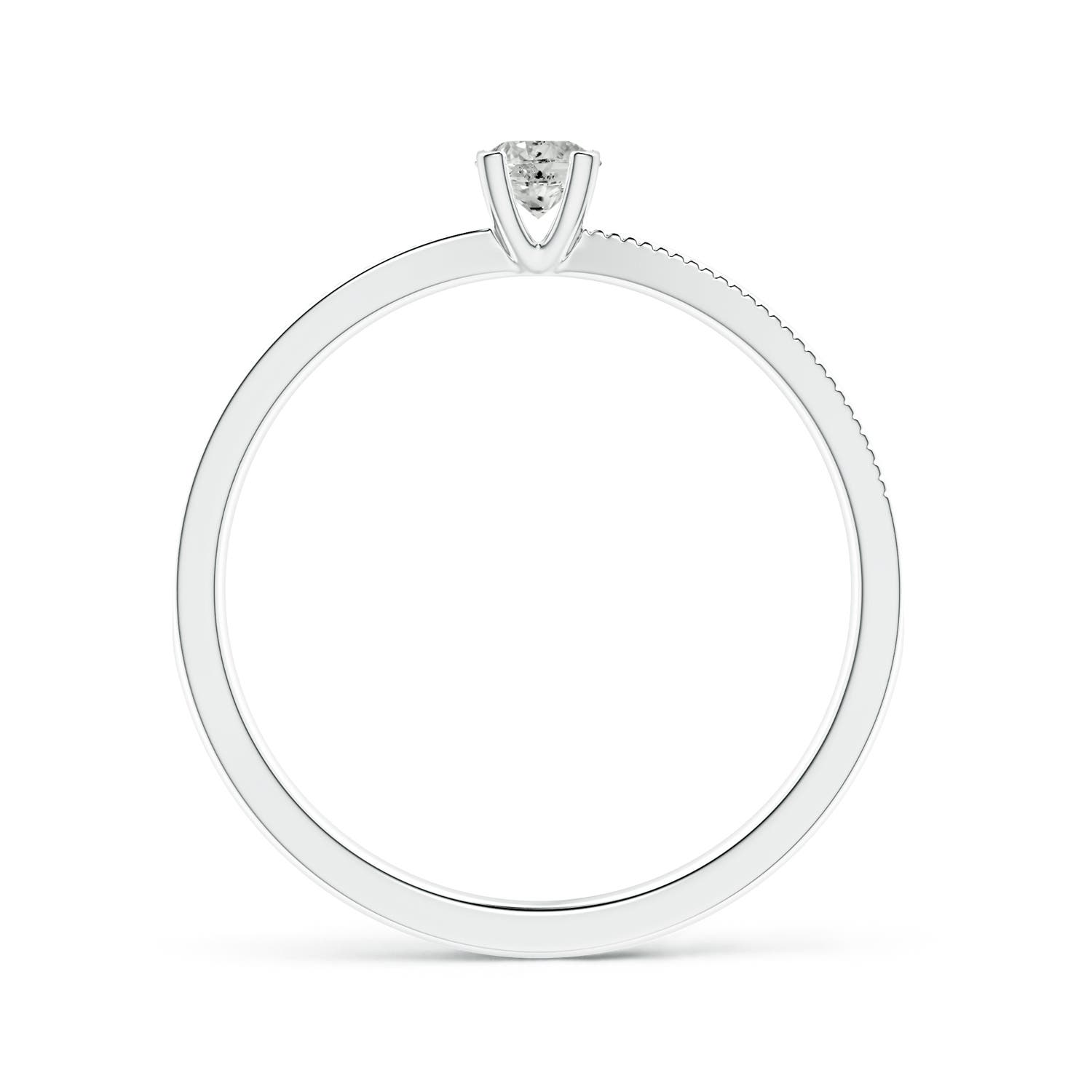 K, I3 / 0.16 CT / 14 KT White Gold