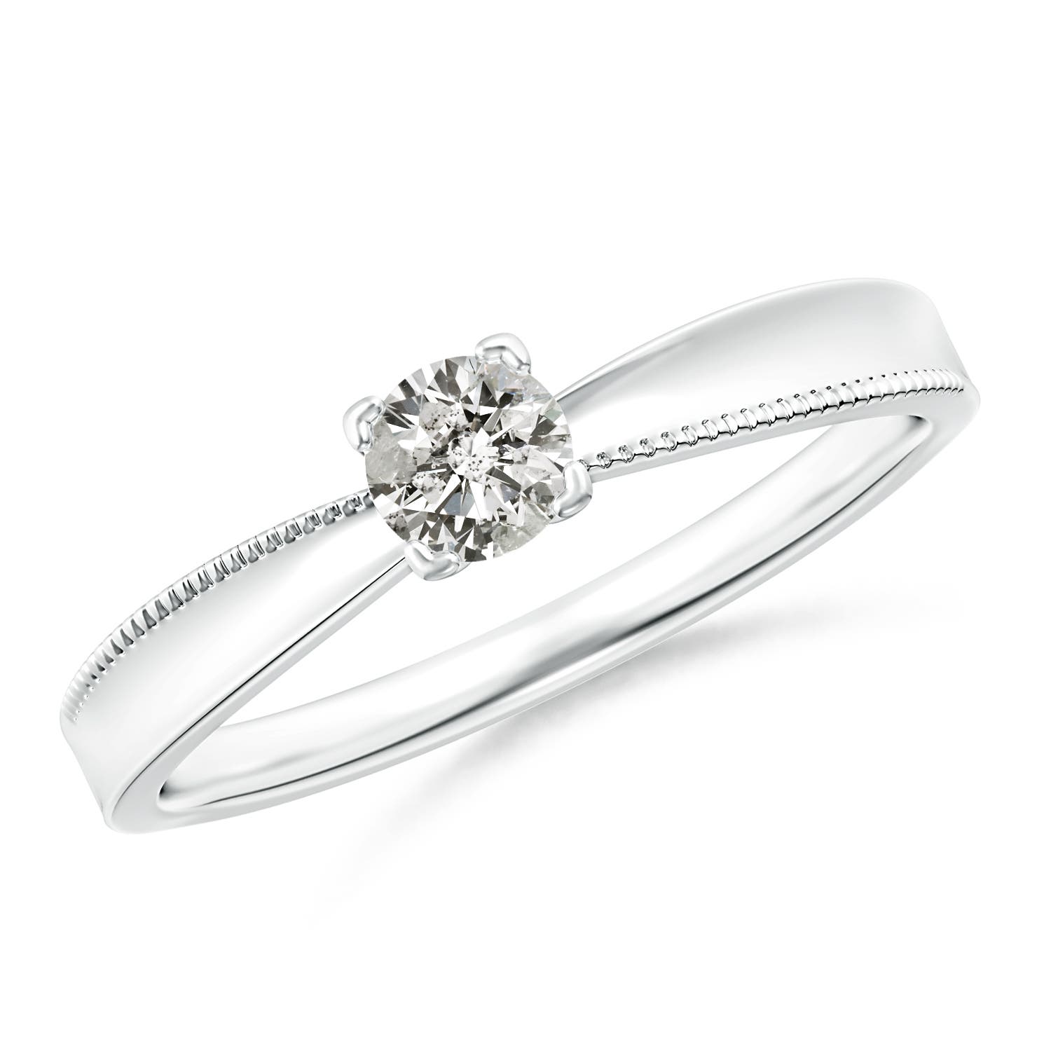 K, I3 / 0.23 CT / 14 KT White Gold