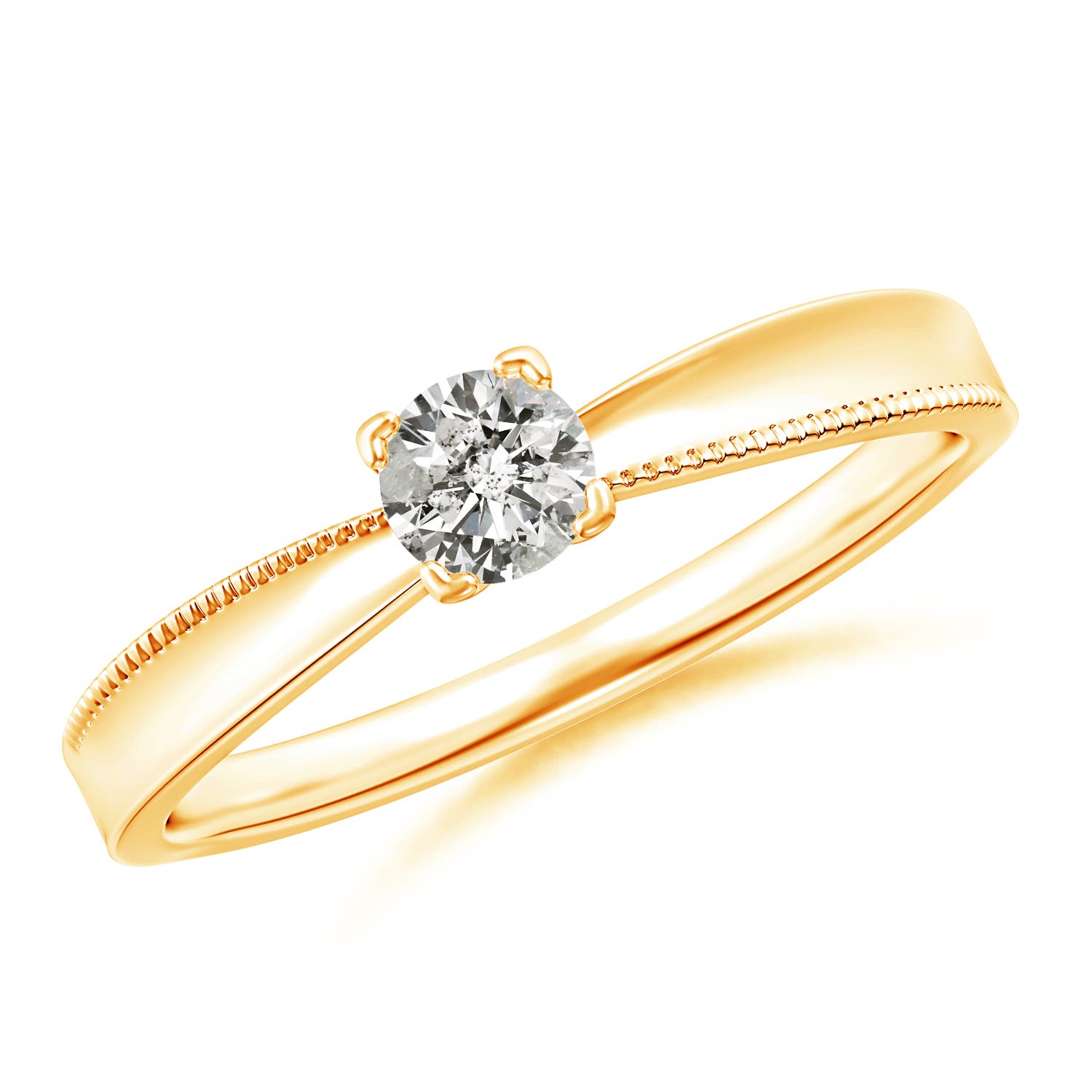 K, I3 / 0.23 CT / 14 KT Yellow Gold