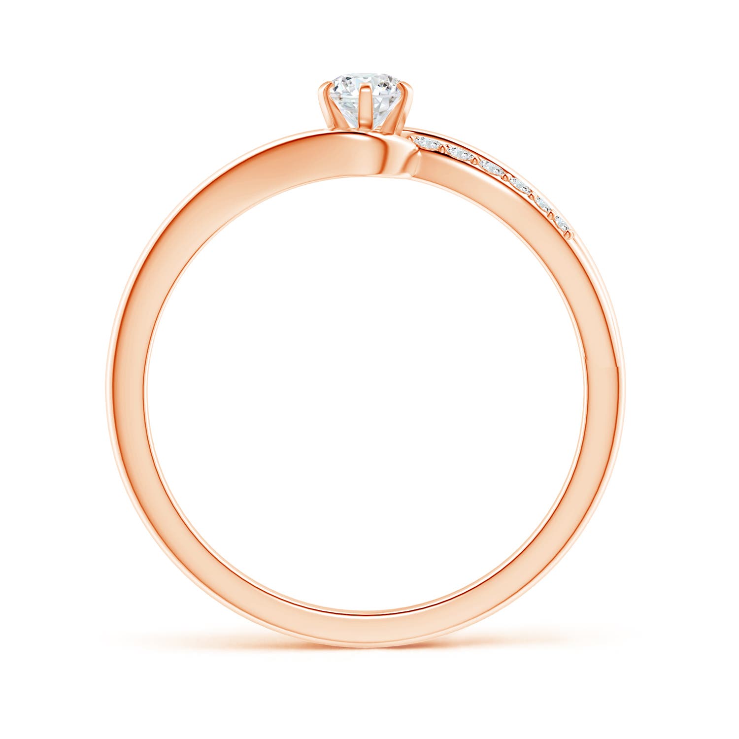 G, VS2 / 0.26 CT / 14 KT Rose Gold