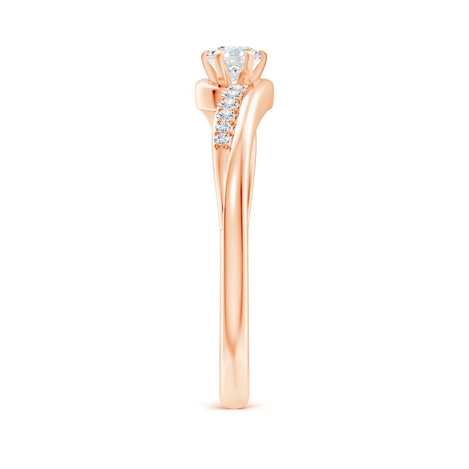 G, VS2 / 0.26 CT / 14 KT Rose Gold