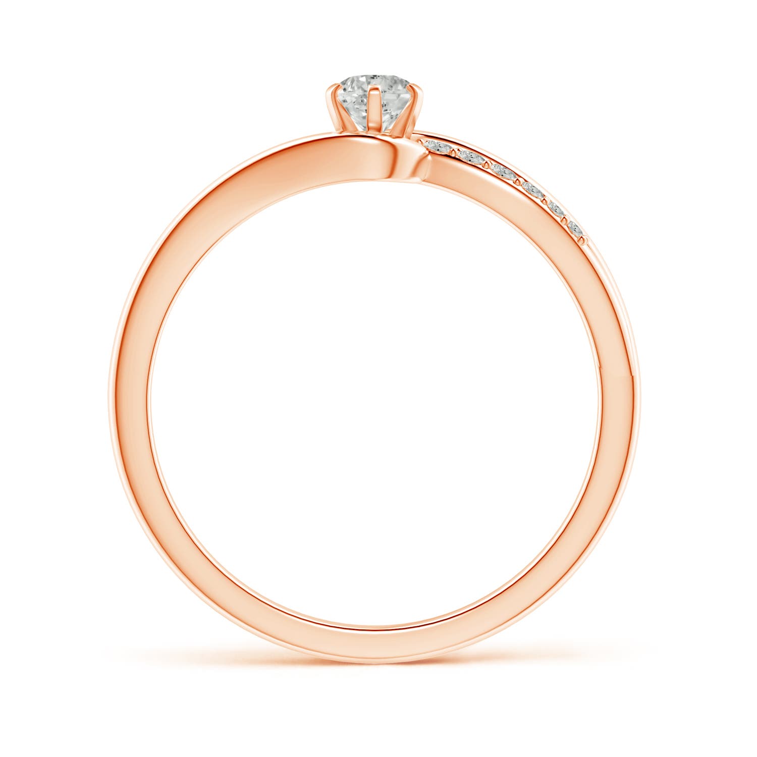 K, I3 / 0.26 CT / 14 KT Rose Gold