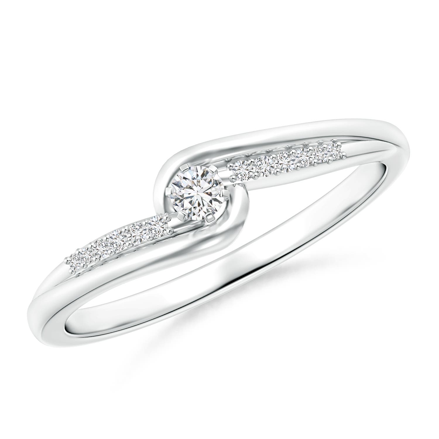 H, SI2 / 0.12 CT / 14 KT White Gold