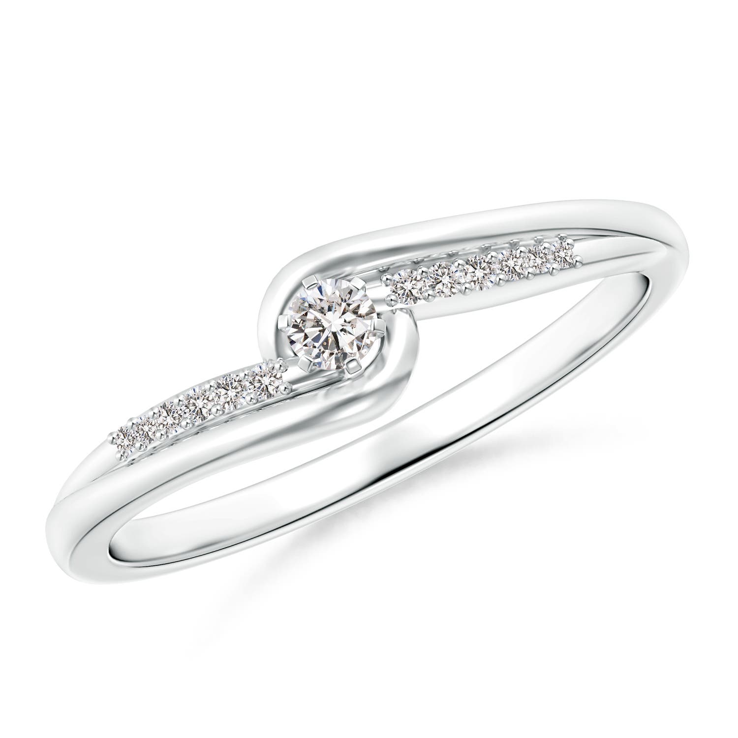 I-J, I1-I2 / 0.12 CT / 14 KT White Gold