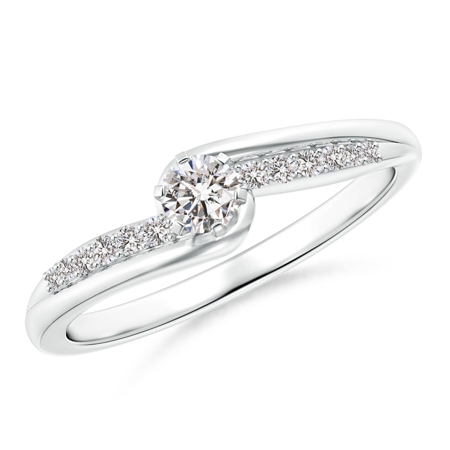 I-J, I1-I2 / 0.26 CT / 14 KT White Gold