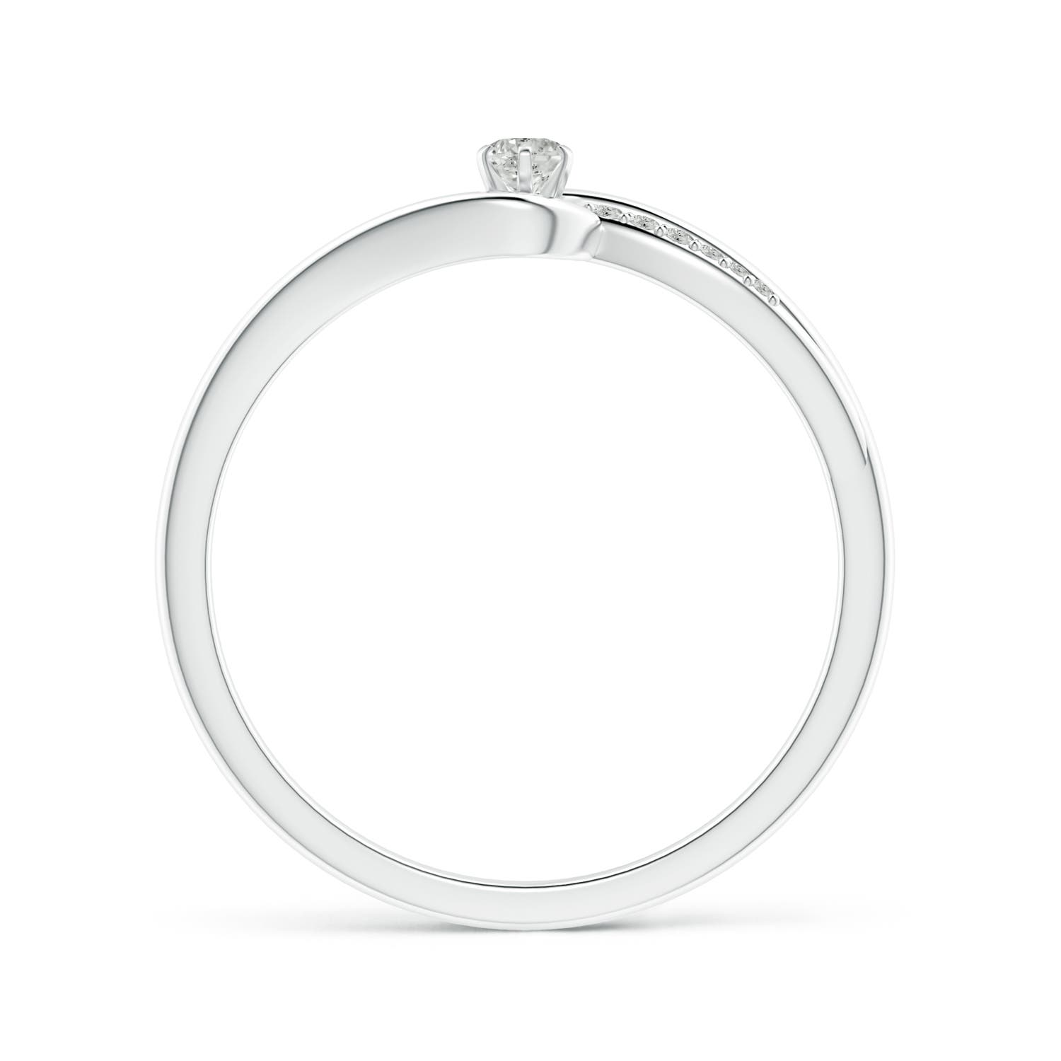 K, I3 / 0.12 CT / 14 KT White Gold