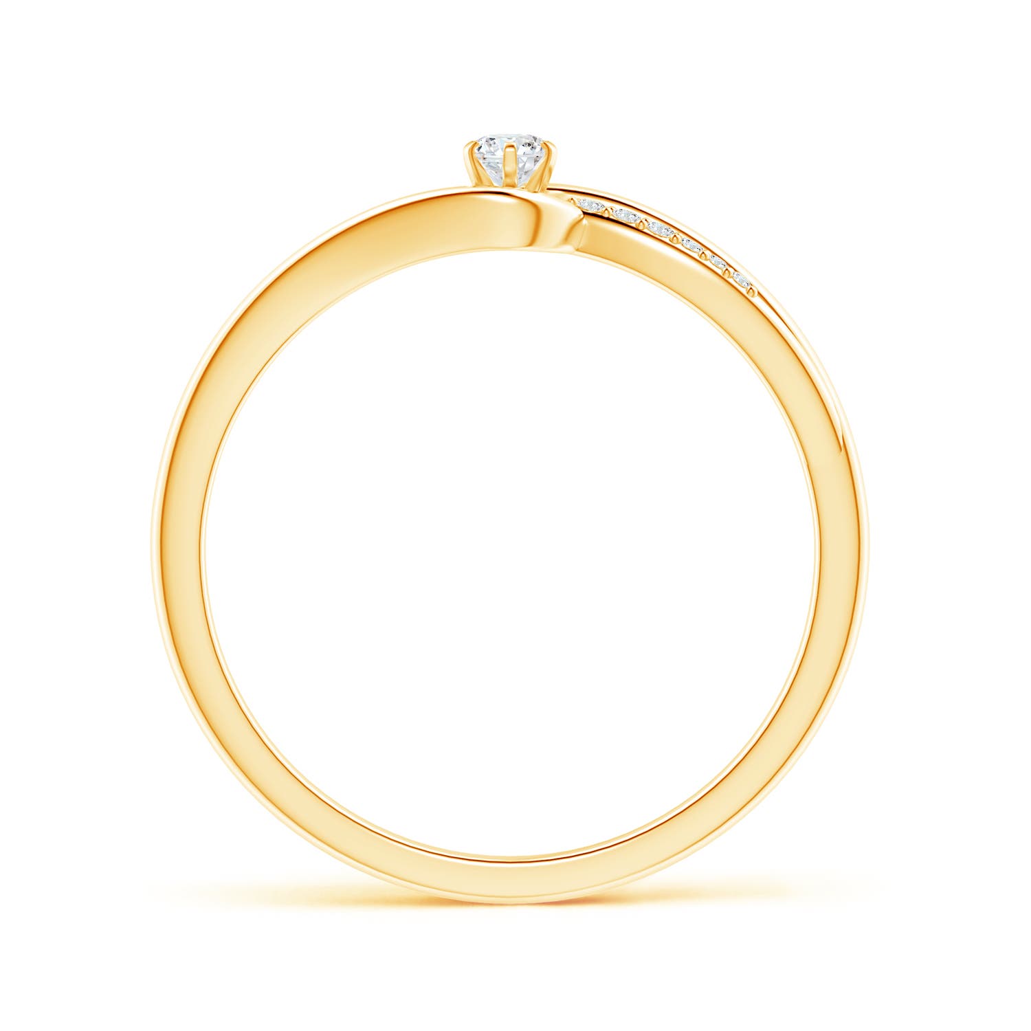 G, VS2 / 0.12 CT / 14 KT Yellow Gold