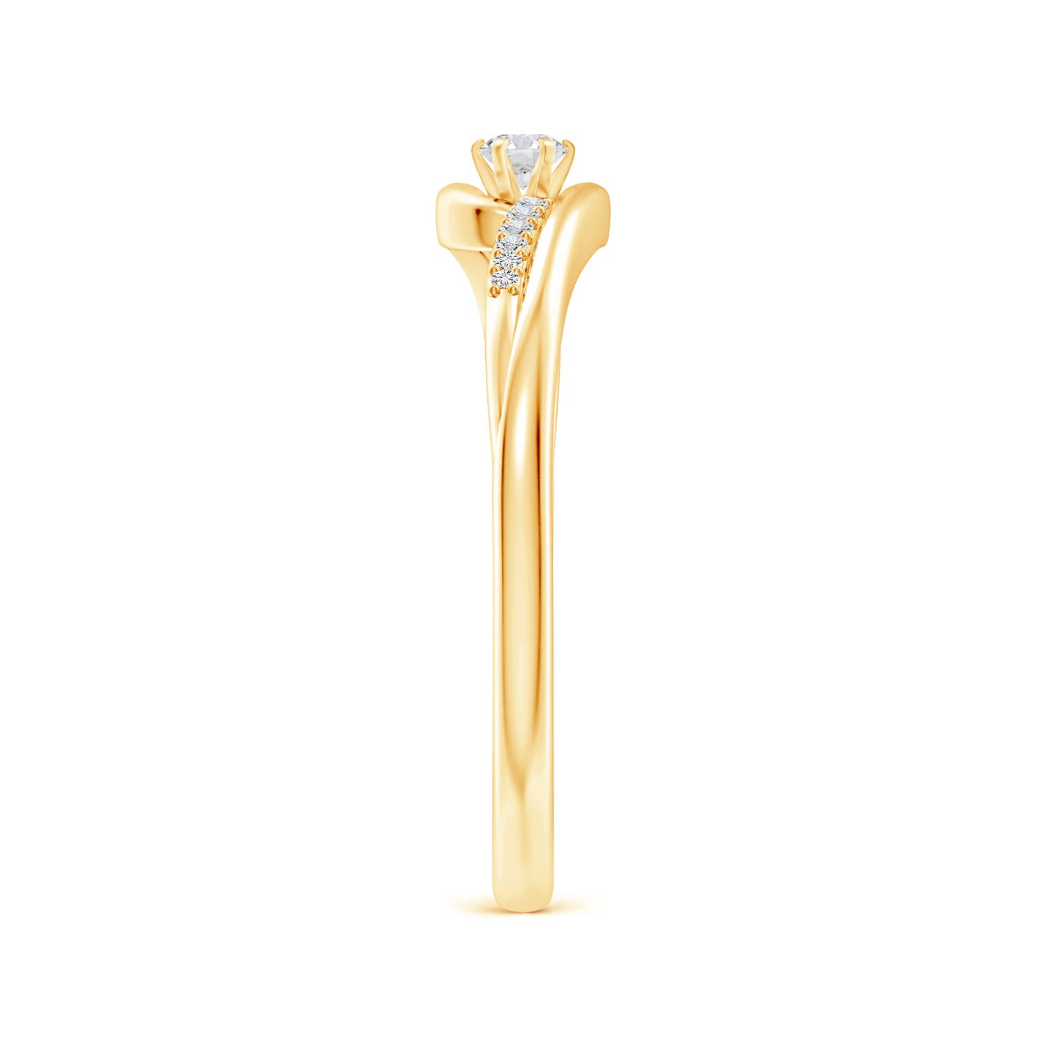 H, SI2 / 0.12 CT / 14 KT Yellow Gold