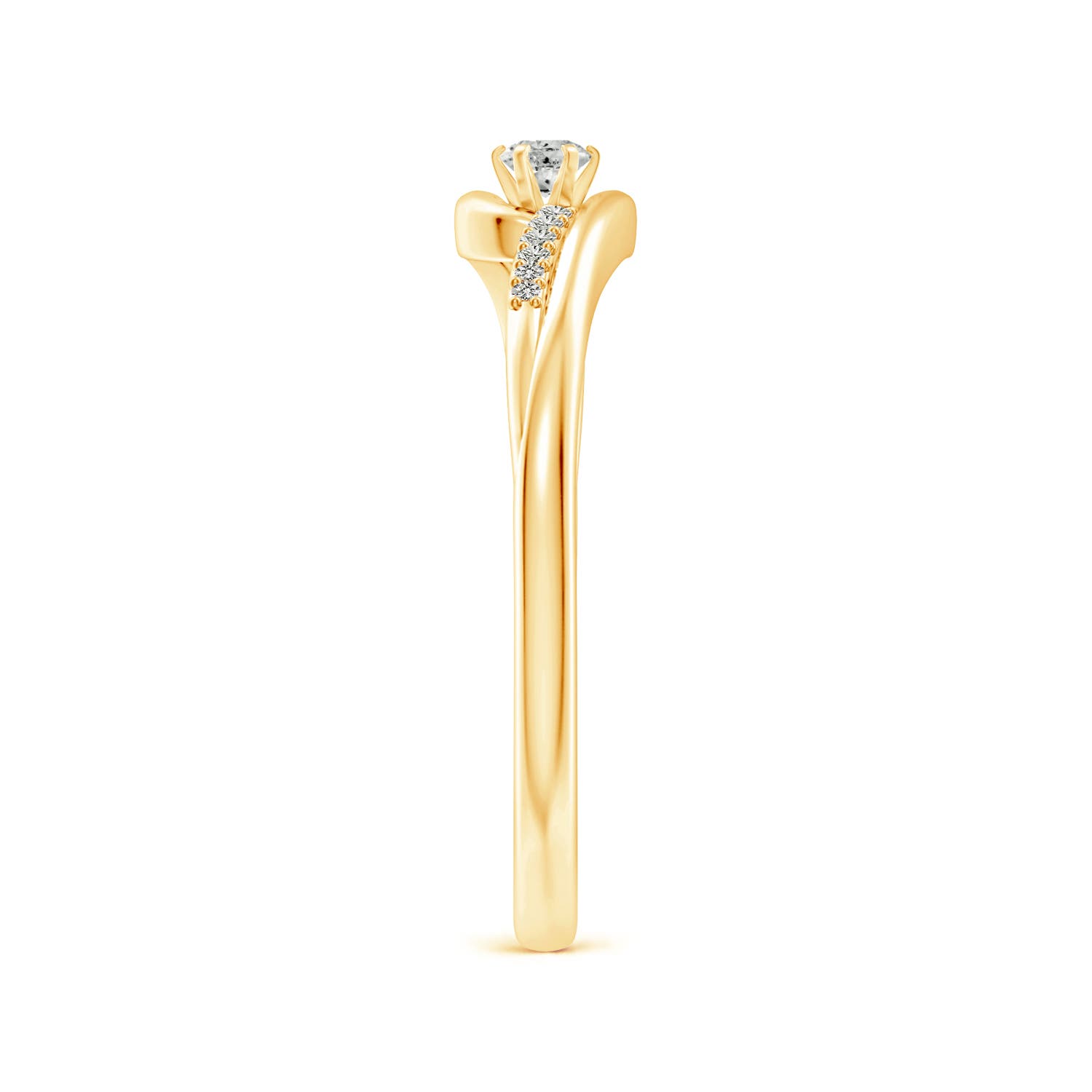 K, I3 / 0.12 CT / 14 KT Yellow Gold