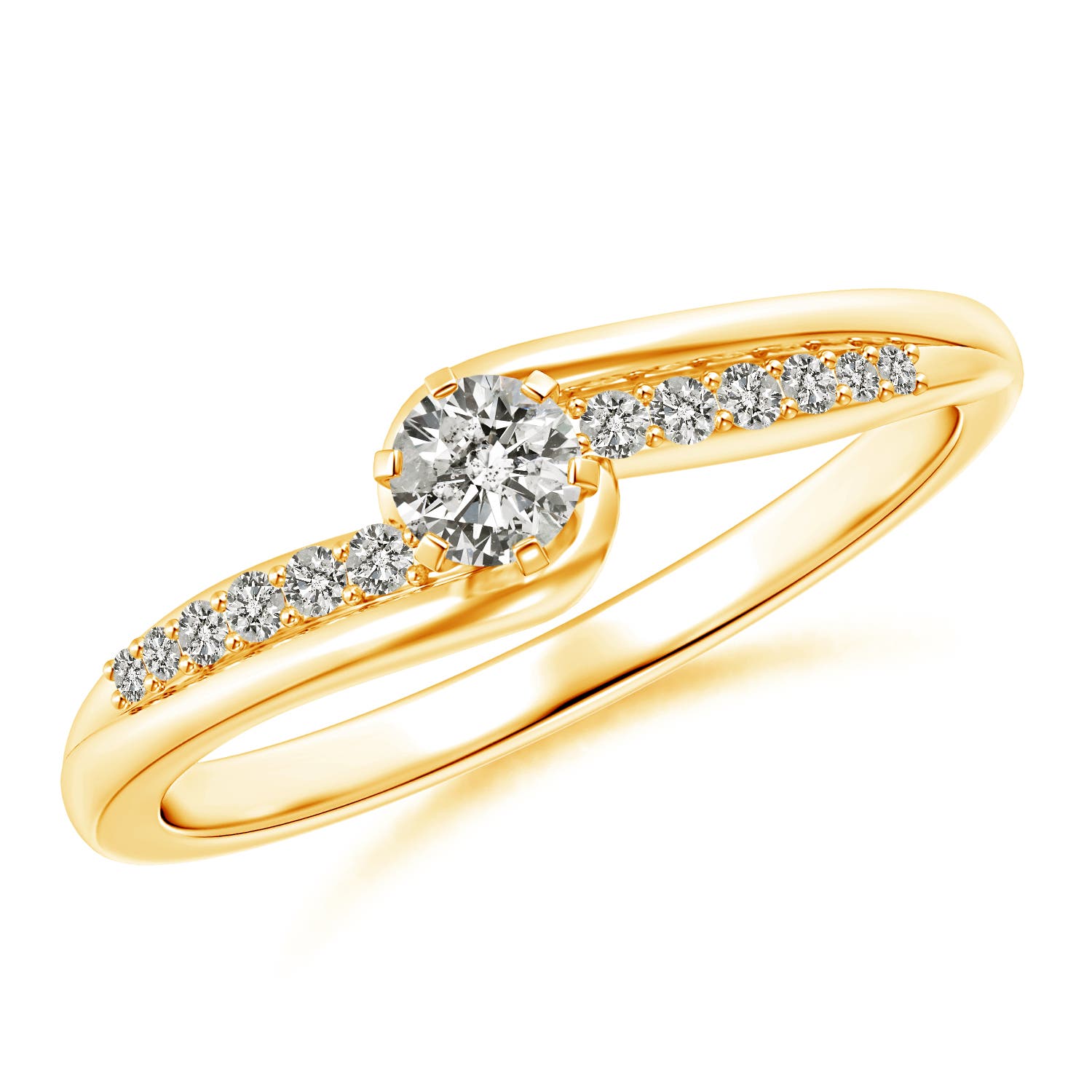 K, I3 / 0.26 CT / 14 KT Yellow Gold