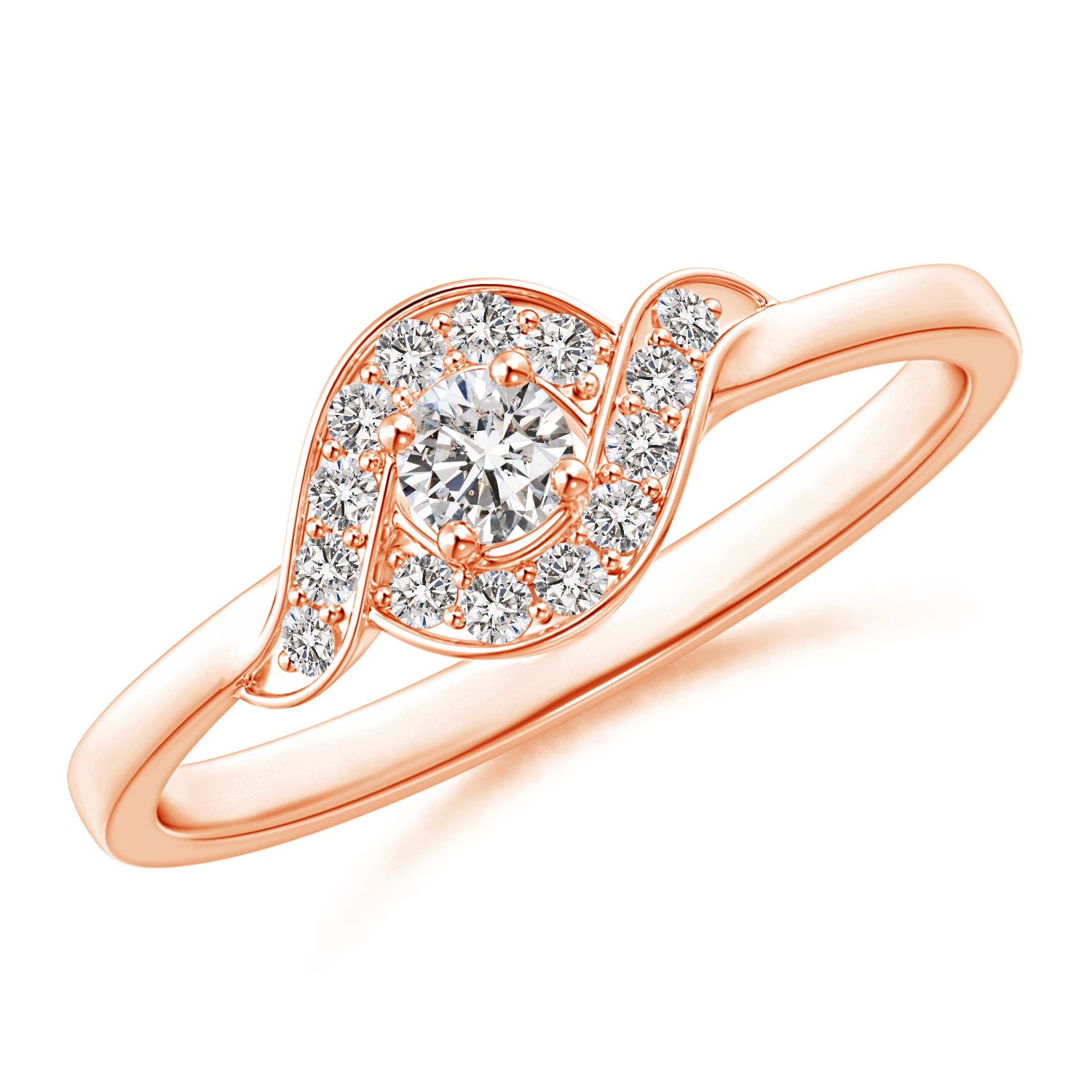 I-J, I1-I2 / 0.26 CT / 14 KT Rose Gold