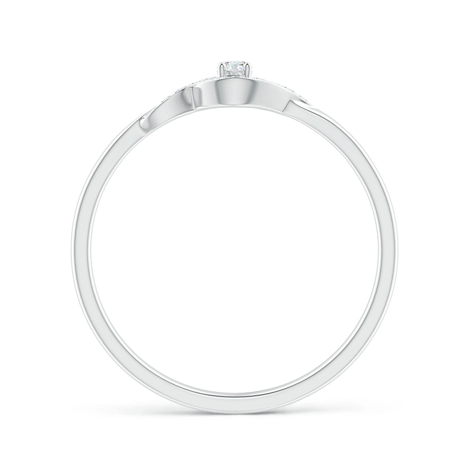 G, VS2 / 0.12 CT / 14 KT White Gold