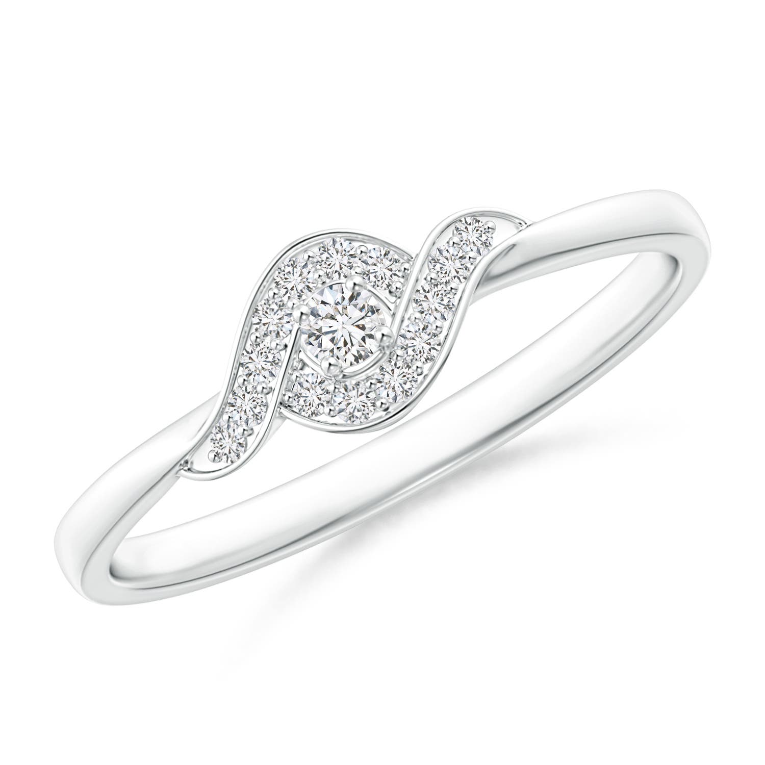 H, SI2 / 0.12 CT / 14 KT White Gold