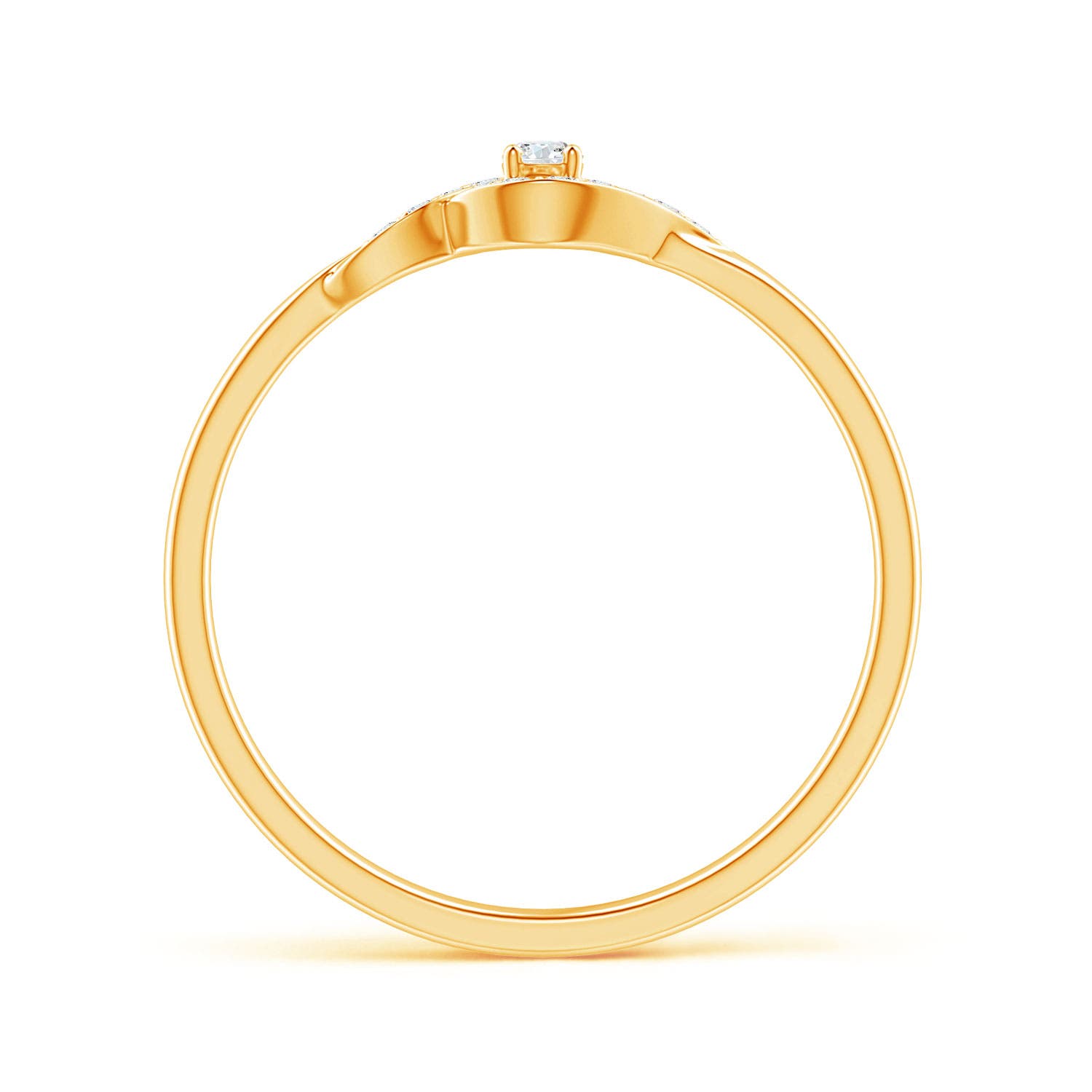 G, VS2 / 0.12 CT / 14 KT Yellow Gold