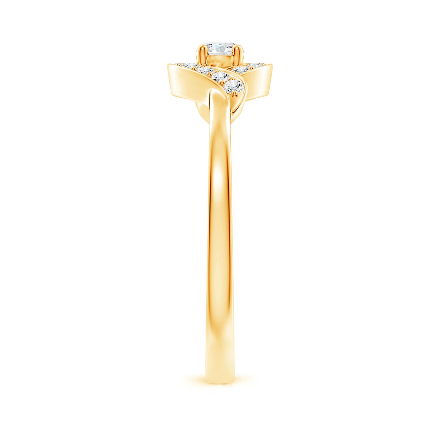 G, VS2 / 0.26 CT / 14 KT Yellow Gold