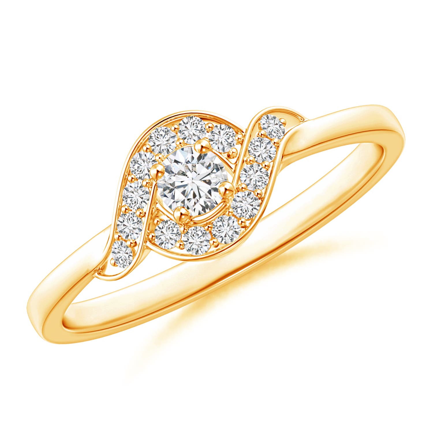 H, SI2 / 0.26 CT / 14 KT Yellow Gold