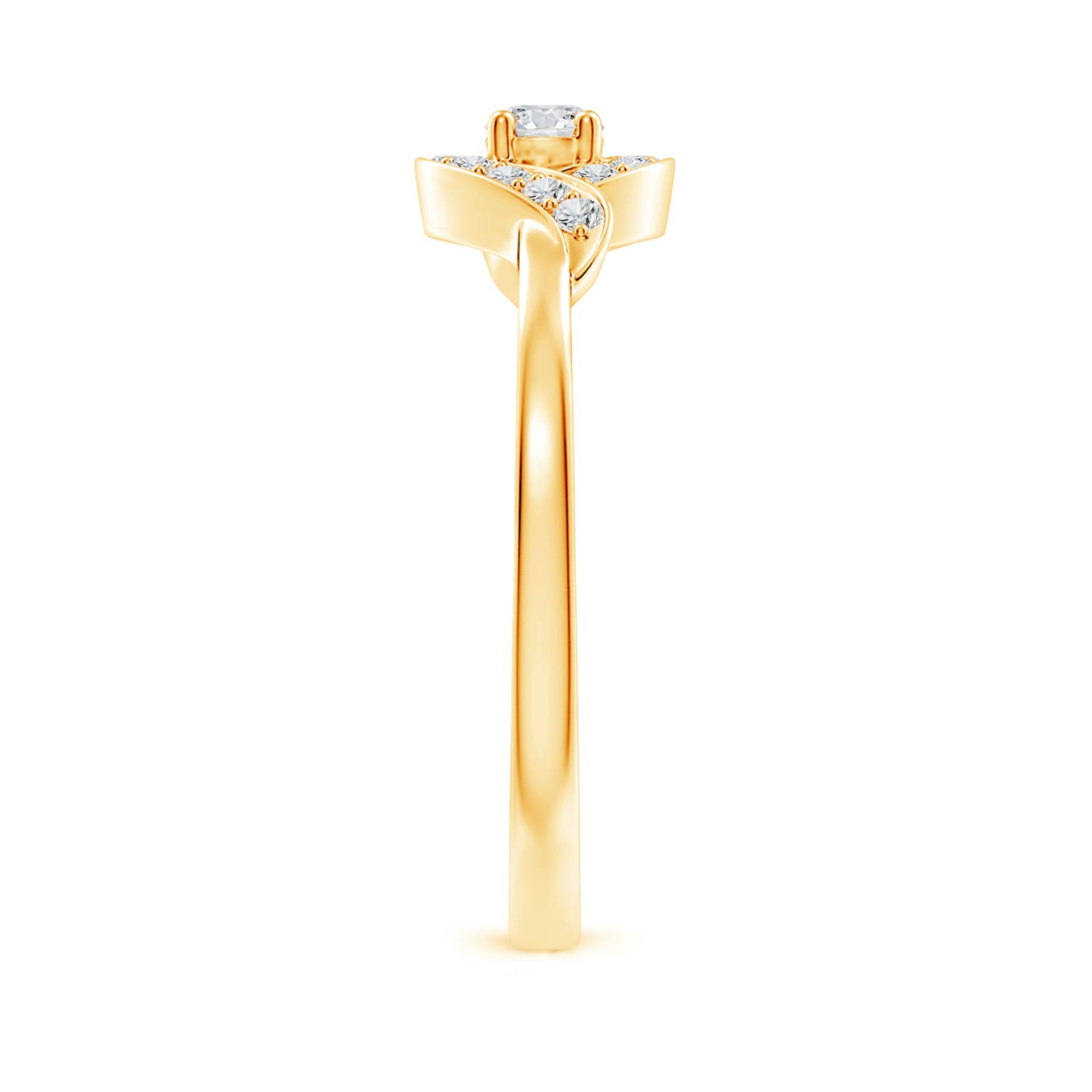 H, SI2 / 0.26 CT / 14 KT Yellow Gold