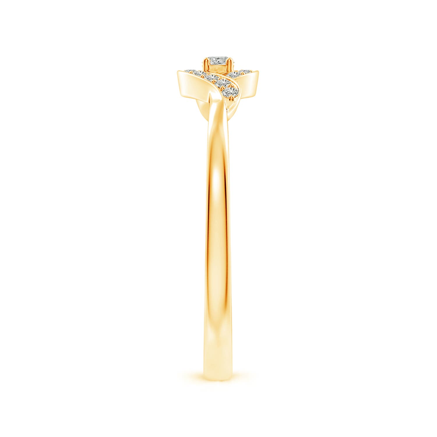 K, I3 / 0.12 CT / 14 KT Yellow Gold