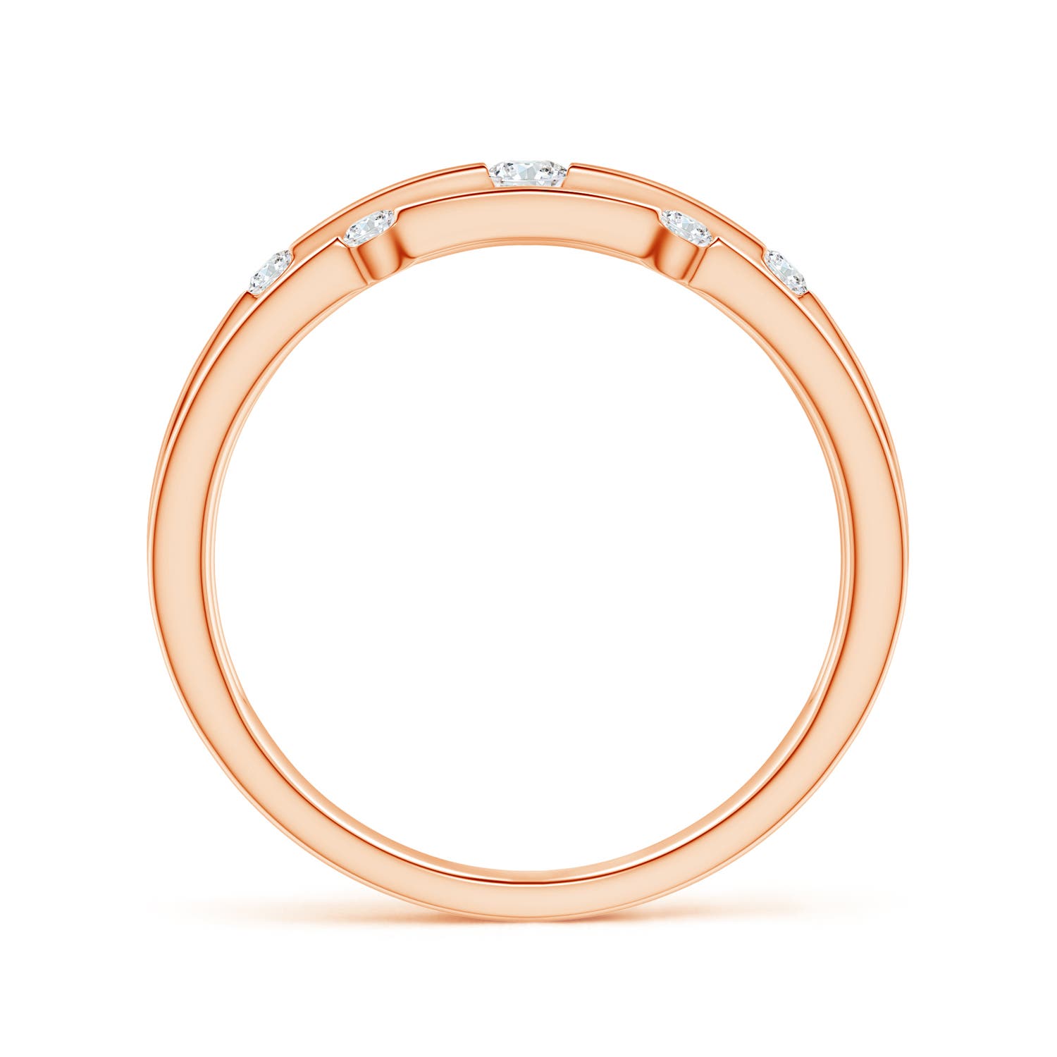 G, VS2 / 0.23 CT / 14 KT Rose Gold